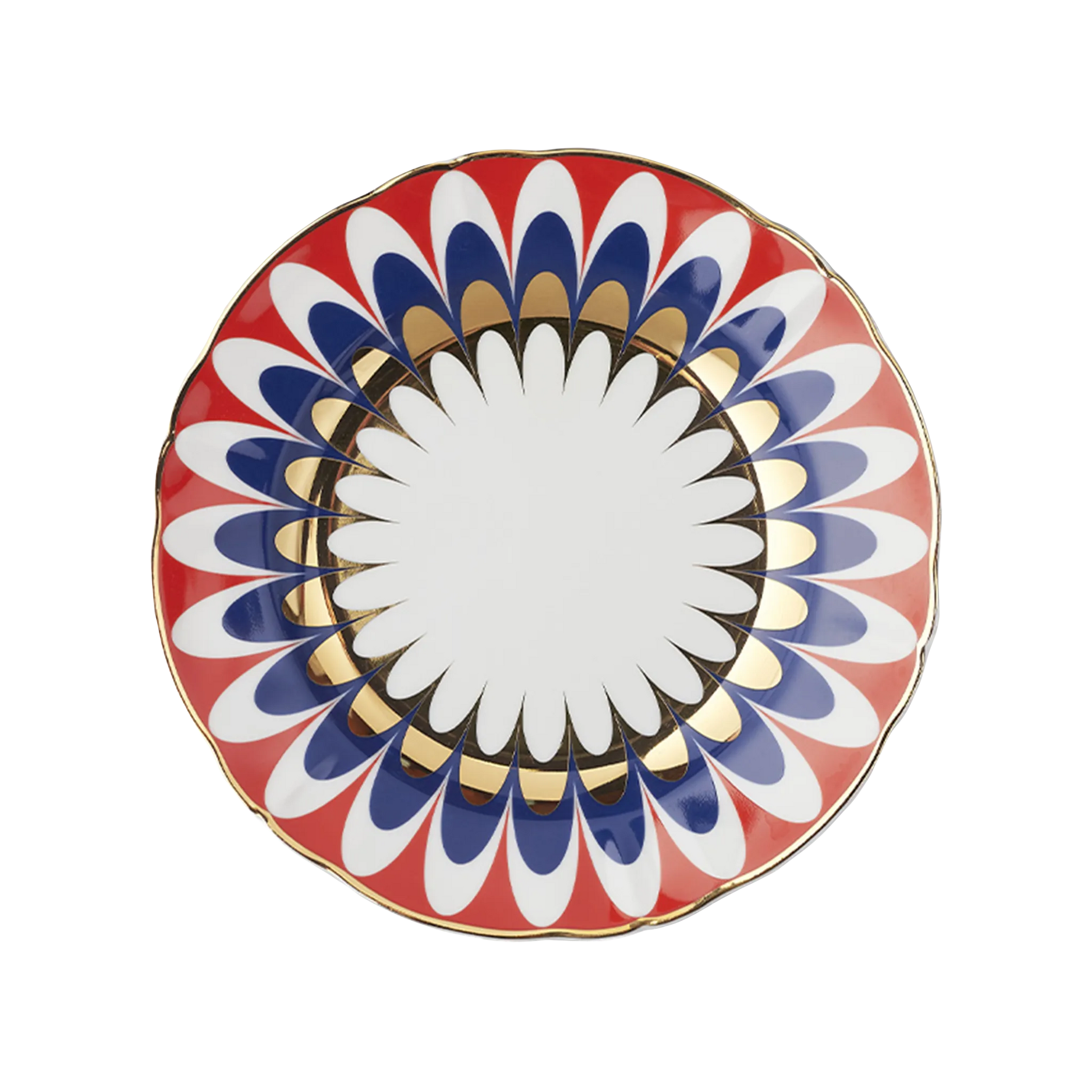 Prato Sobremesa Abracadabra Vermelho.