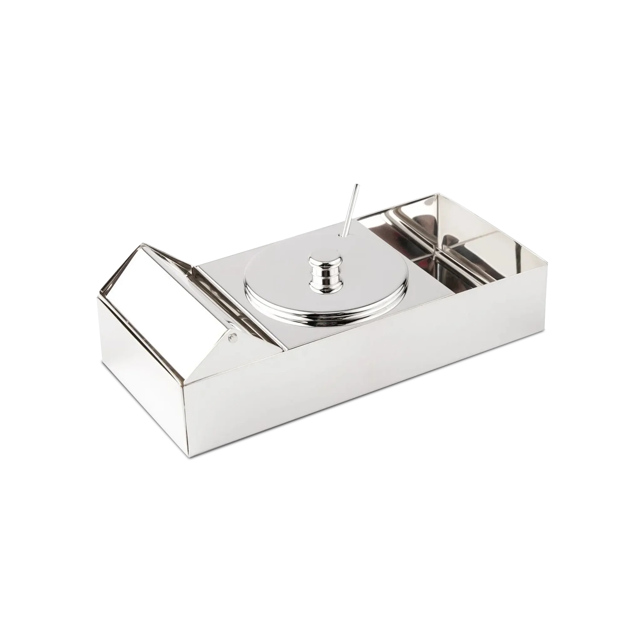 Açucareiro com Porta Adoçante e Lixeira.