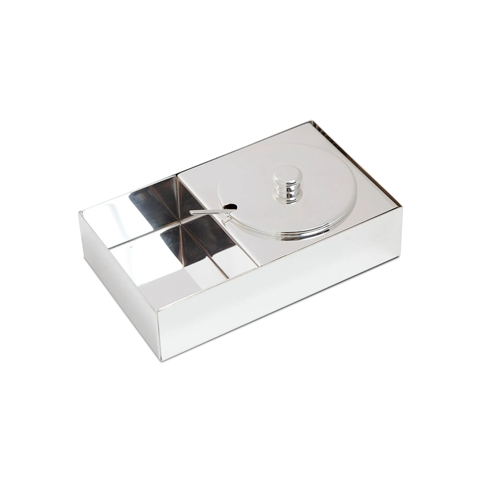 Açucareiro Prata com Colher.