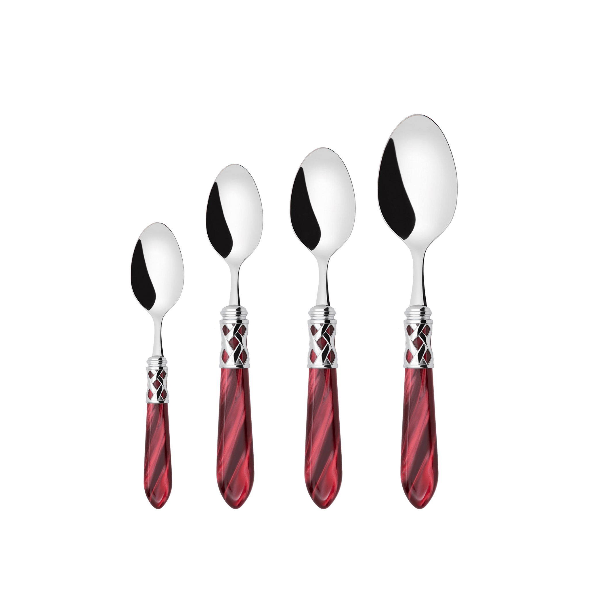 Colheres do Set Faqueiro Aladdin Bugatti Red.