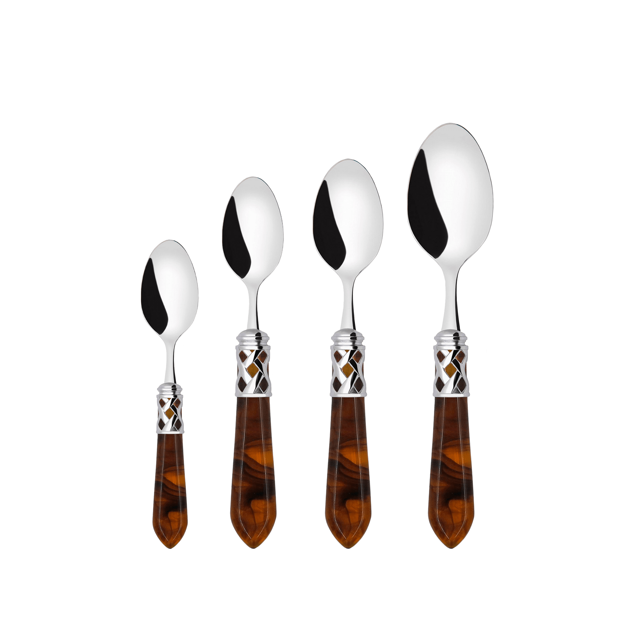 Colheres do Set Faqueiro Aladdin Bugatti Tortise Shell.