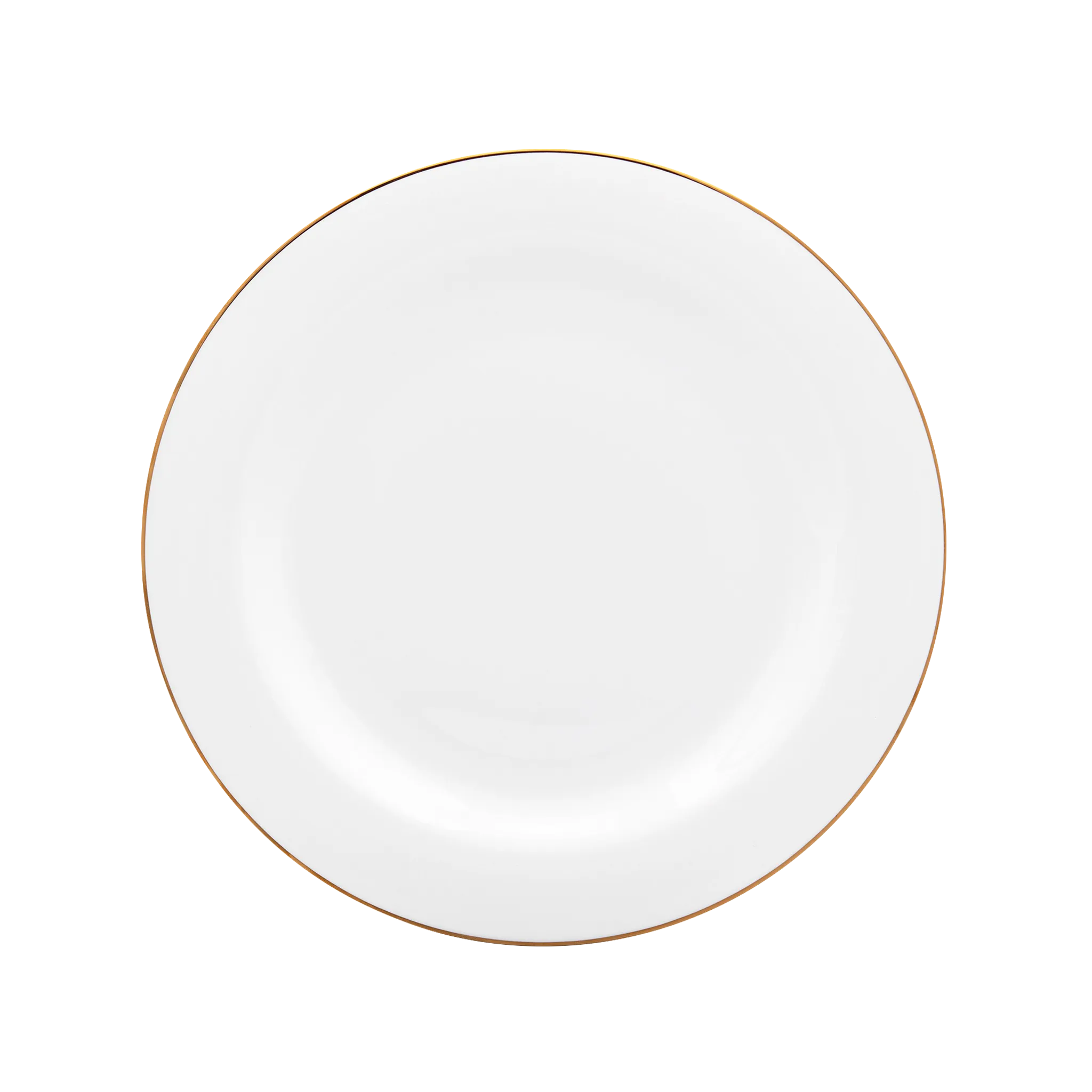 Prato do Aparelho de Jantar Strauss Gold 18 Peças.