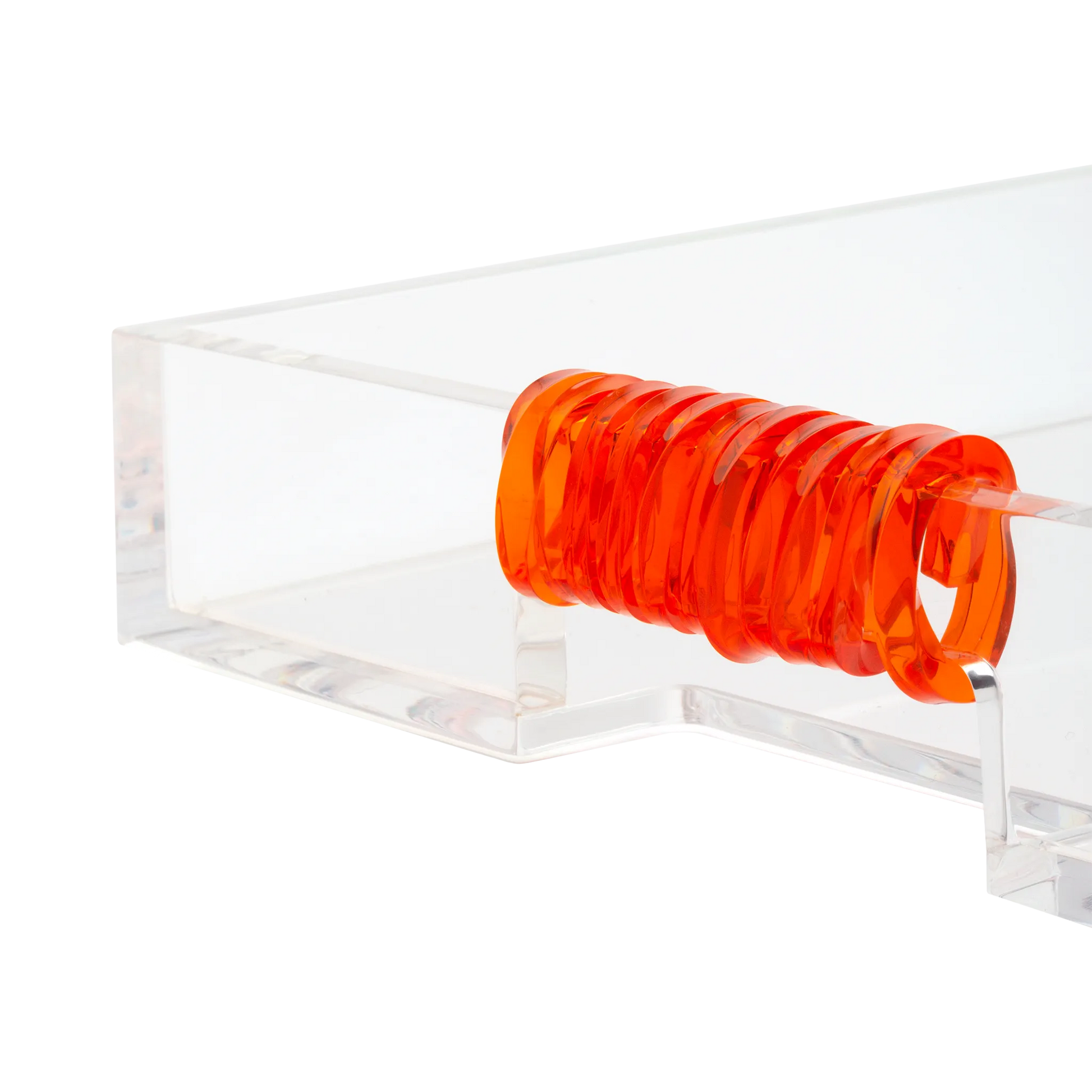 Detalhes da Bandeja de Servir Tangerine Tango.