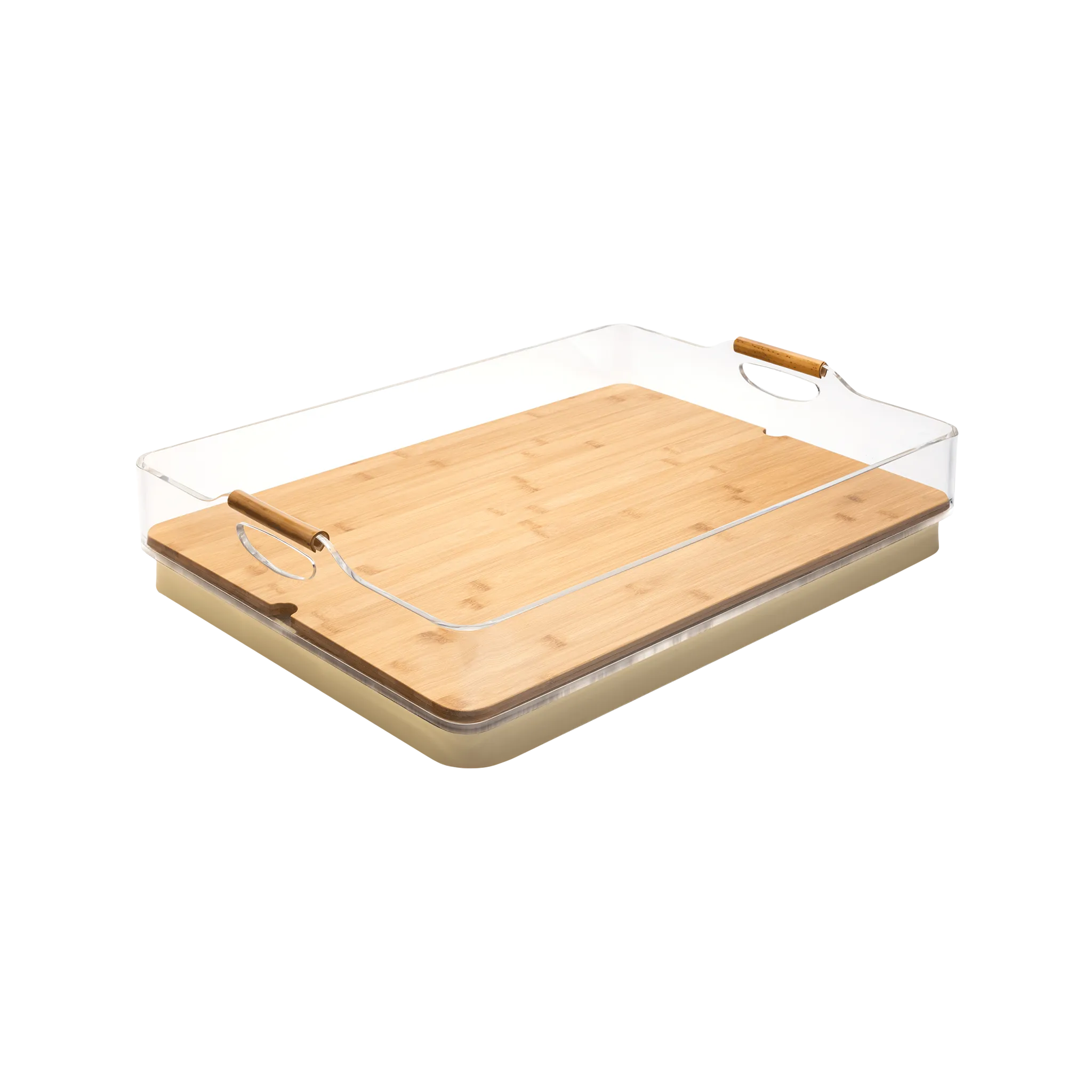 Bandeja Flutuante Bambu.