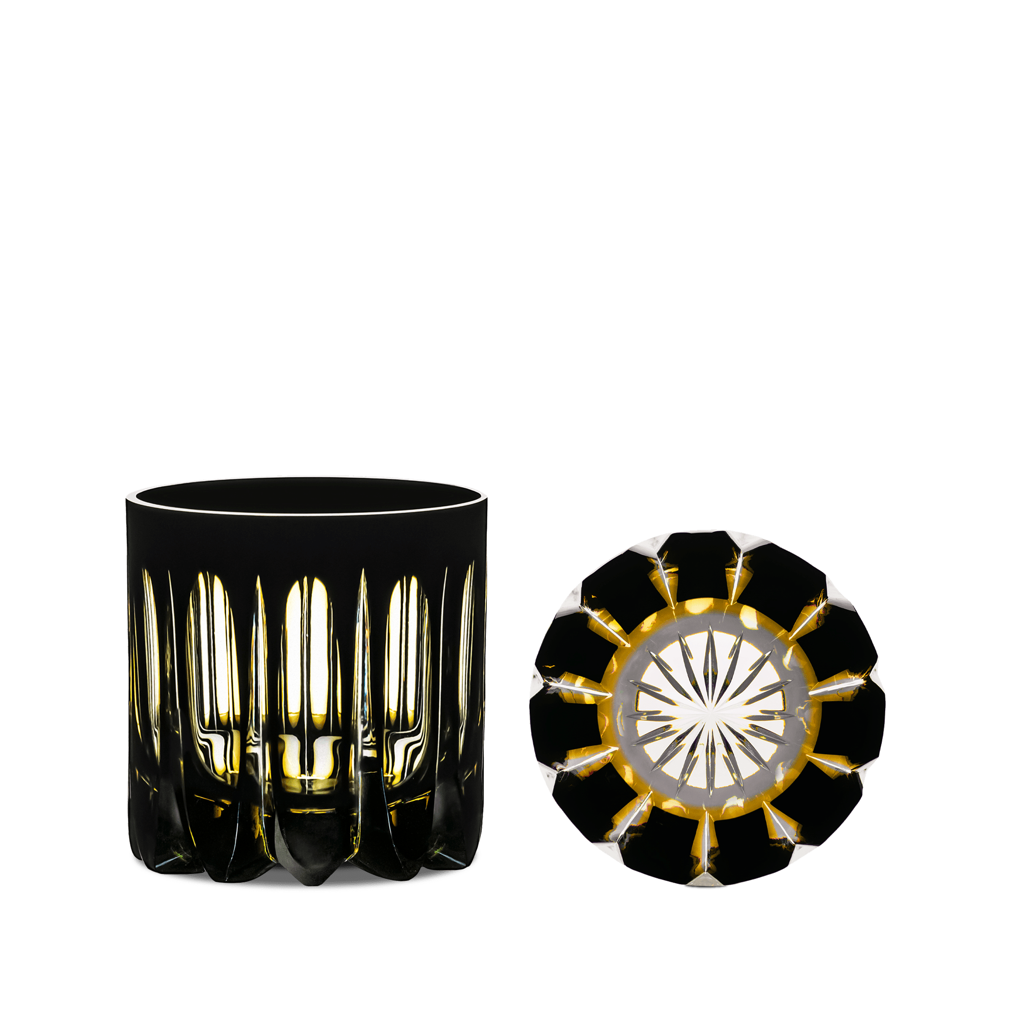 Set Copos On The Rocks Bicolor Sépia.