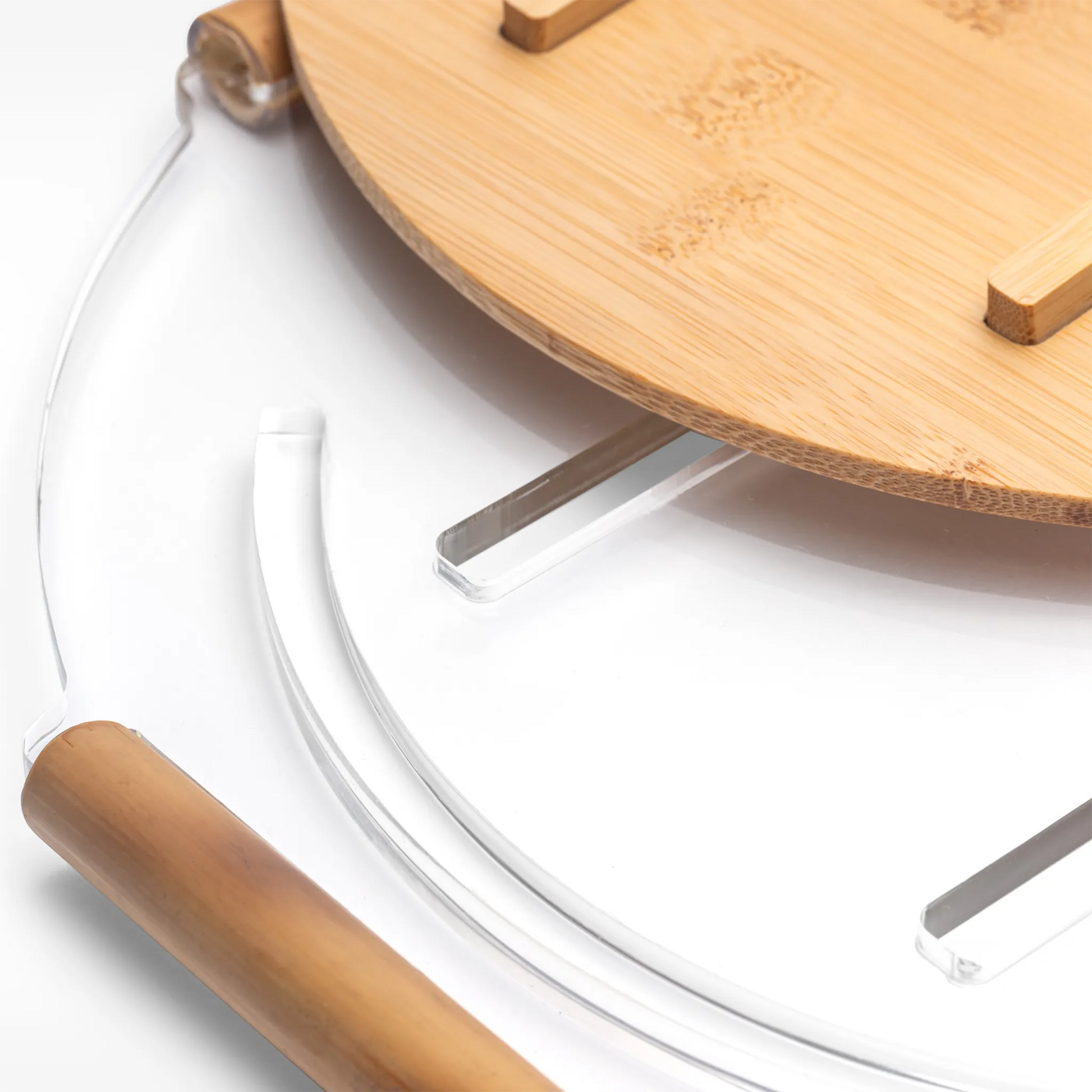 Detalhe da Boleira Redonda G Bambu.