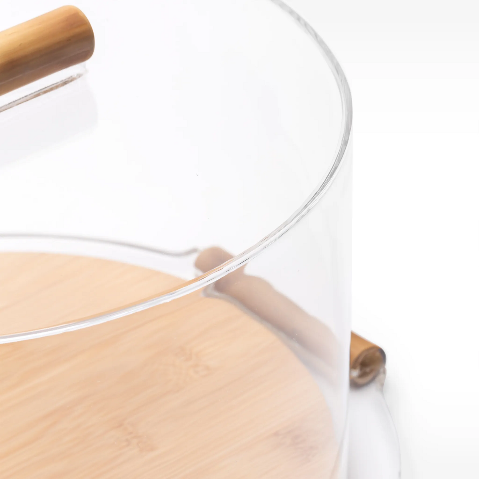 Detalhe da Boleira Redonda G Bambu.