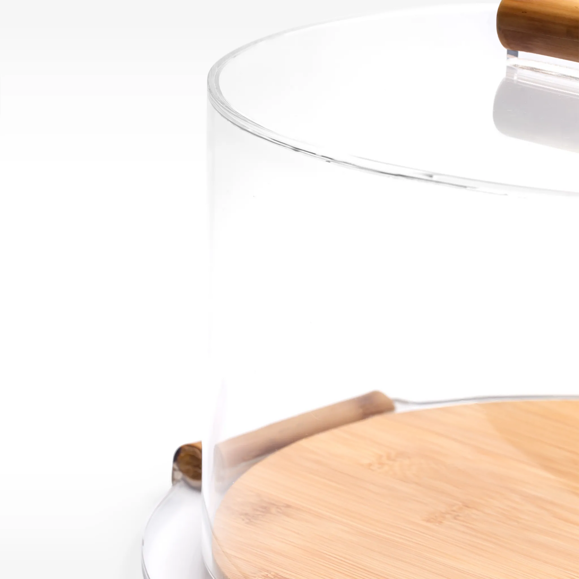 Detalhe da Boleira Redonda G Bambu.