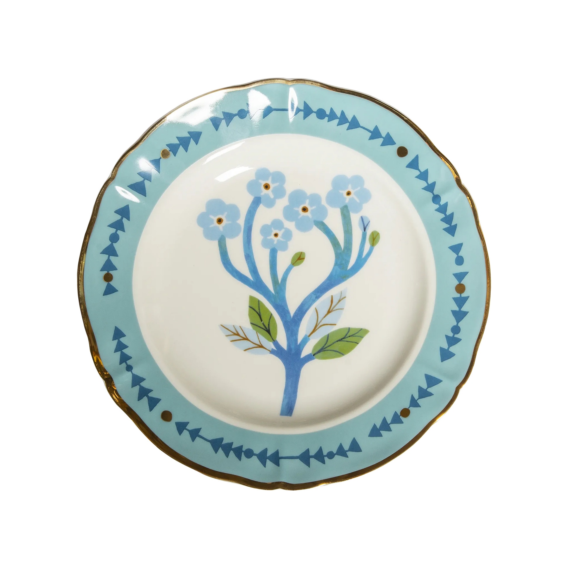 Prato Sobremesa Botanik Azul.