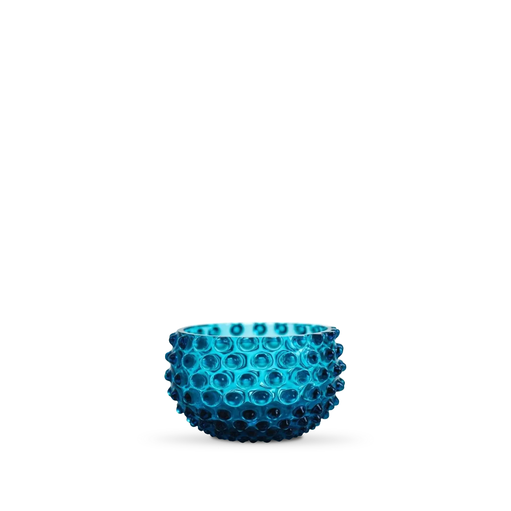 Bowl Hobnail Aquamarine.