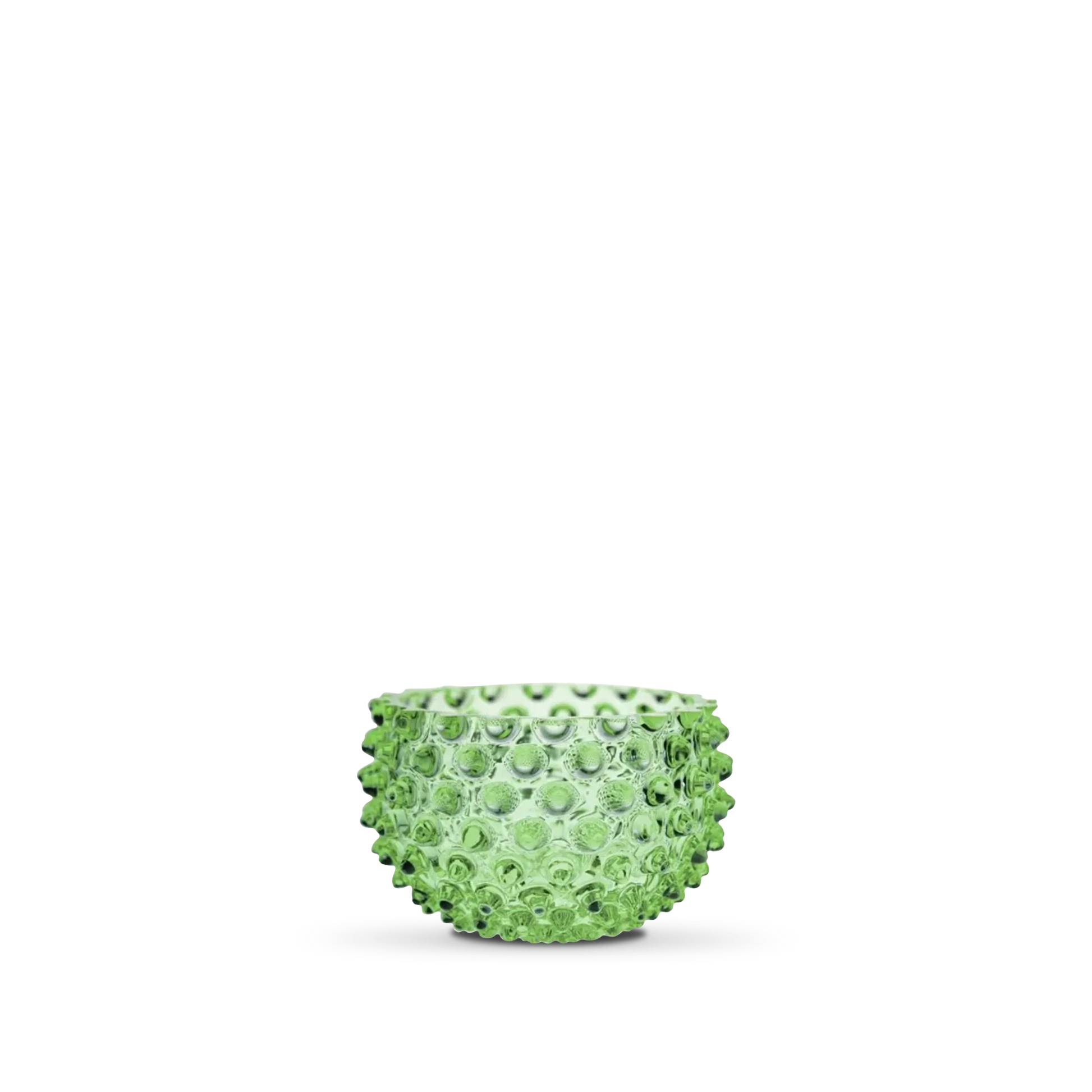 Bowl Hobnail Light Green.