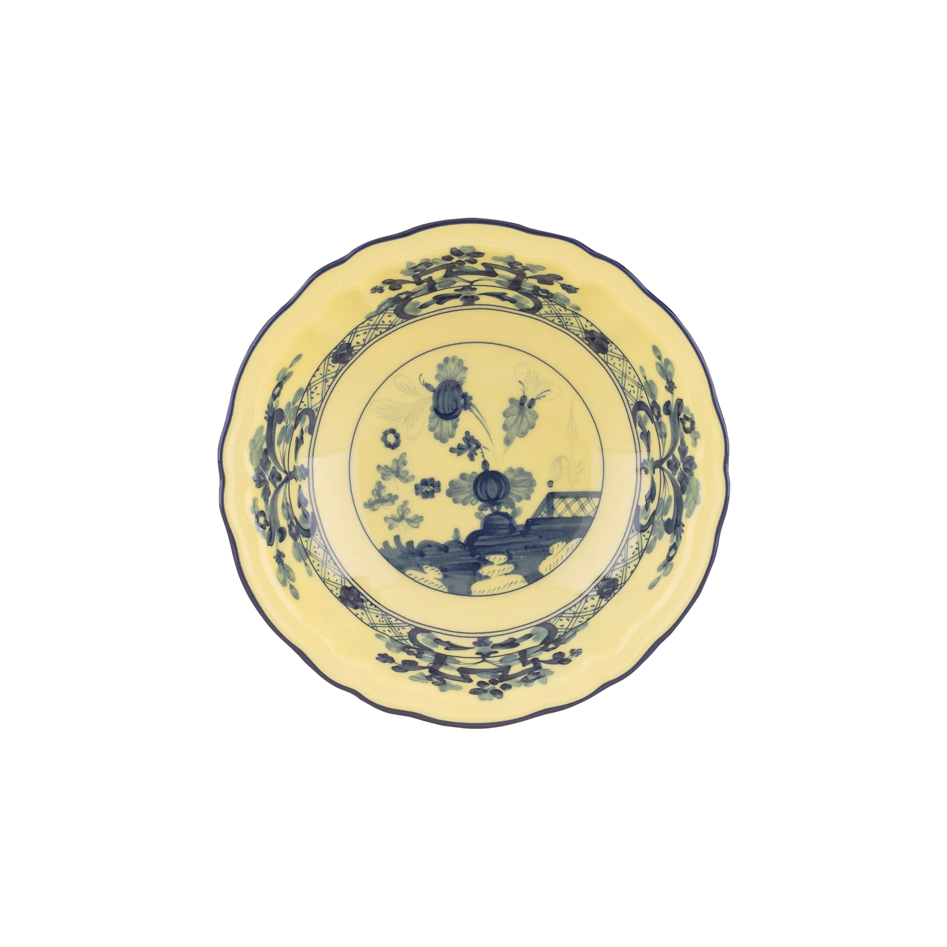 Vista frontal do Bowl Oriente Italiano Citrino.