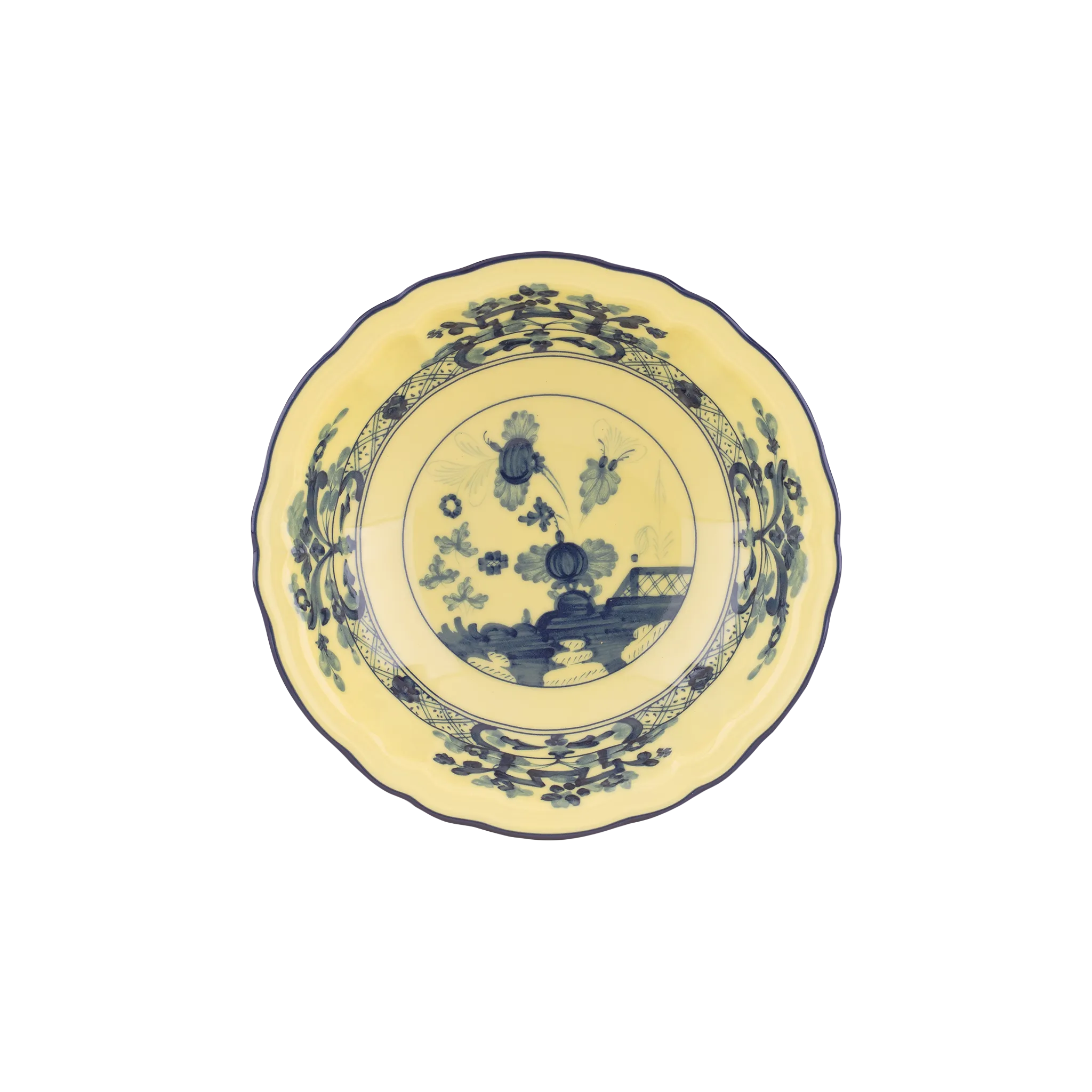 Vista frontal do Bowl Oriente Italiano Citrino.