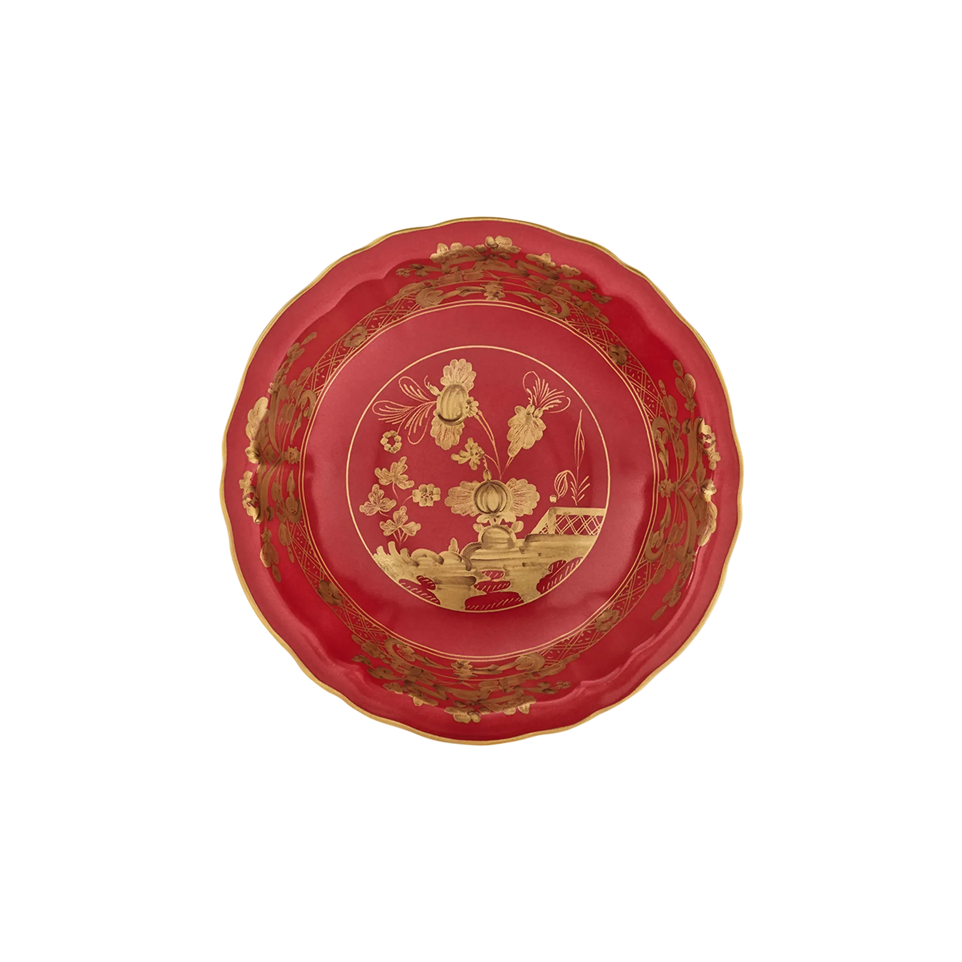 Vista frontal do Bowl Oriente Italiano Rubrum.