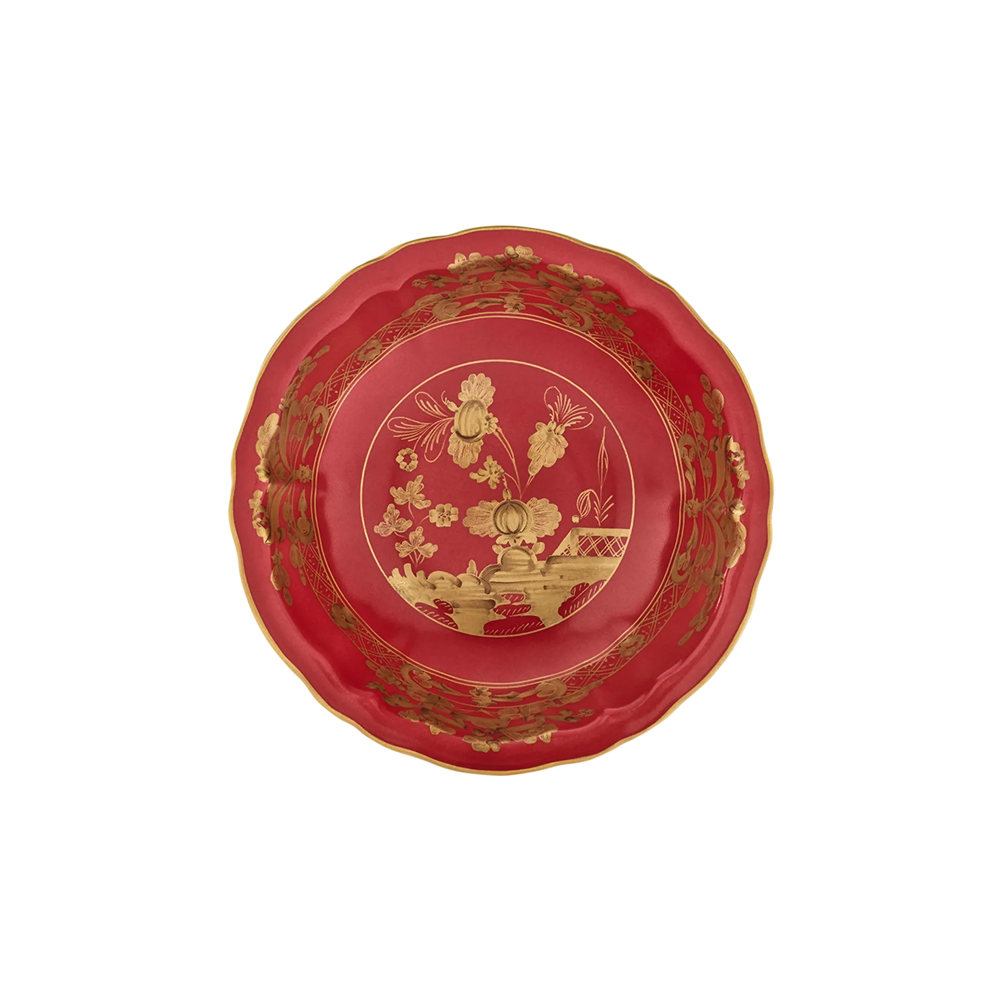 Vista frontal do Bowl Oriente Italiano Rubrum.