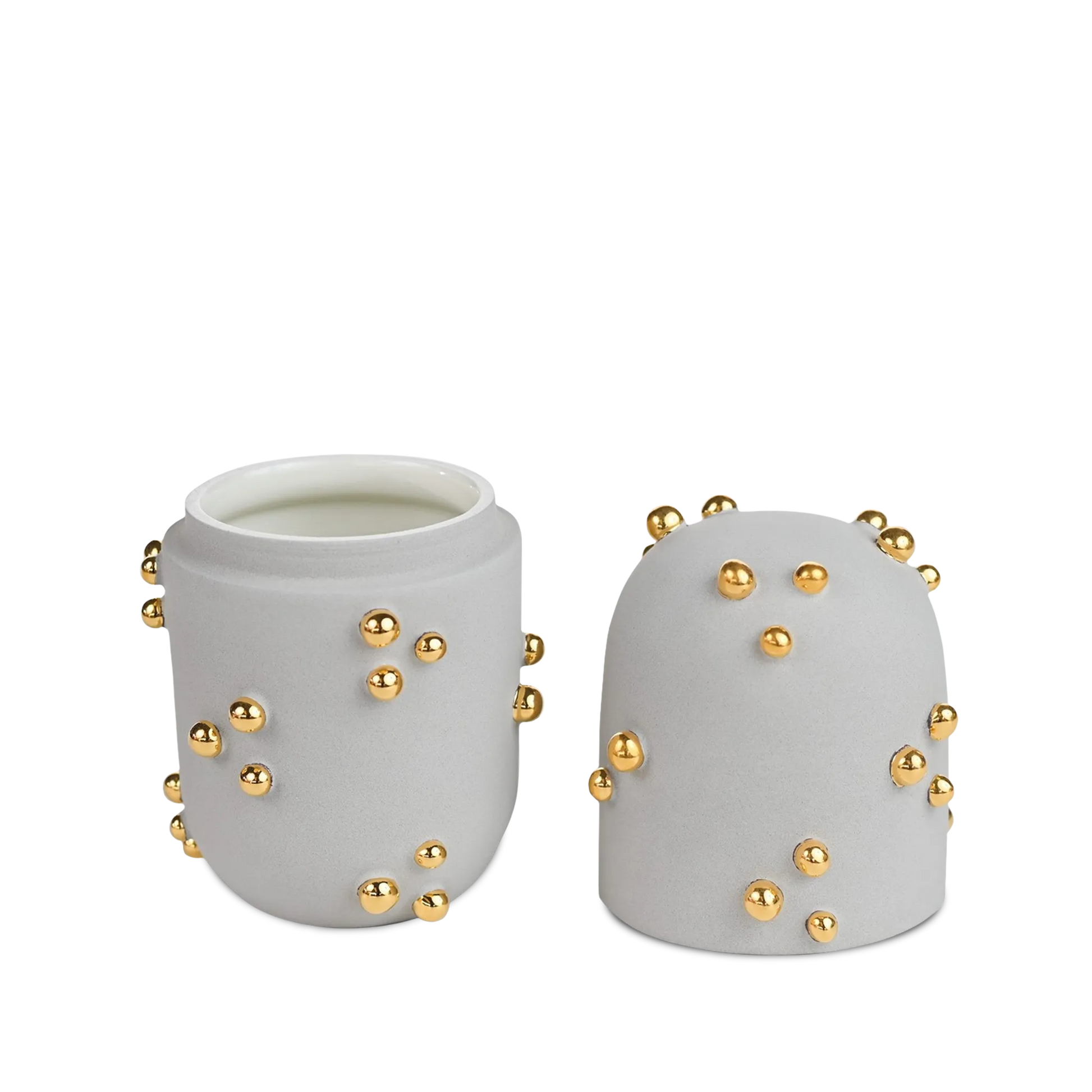 Caixa Cápsula Branco Gold Bal aberta.