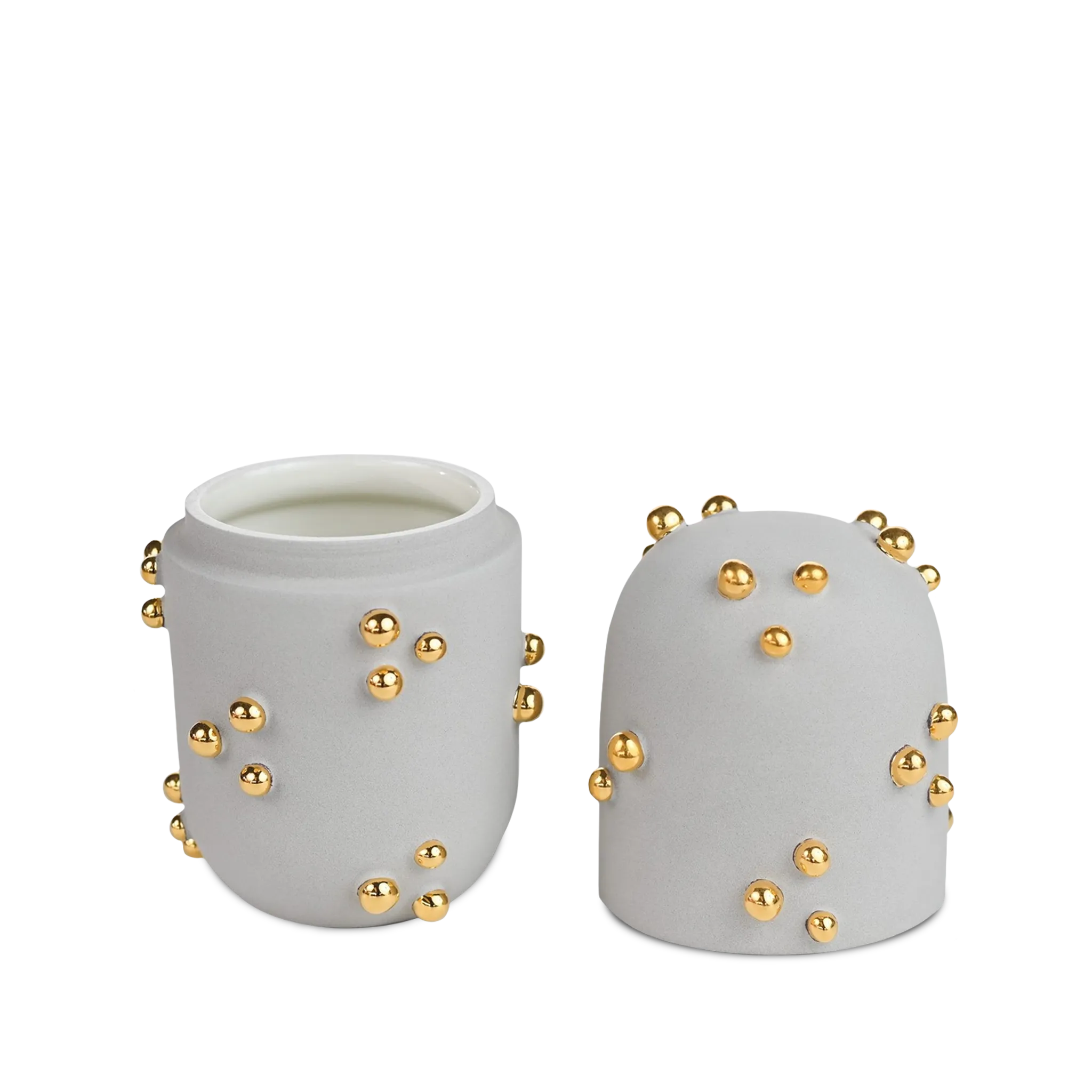 Caixa Cápsula Branco Gold Bal aberta.