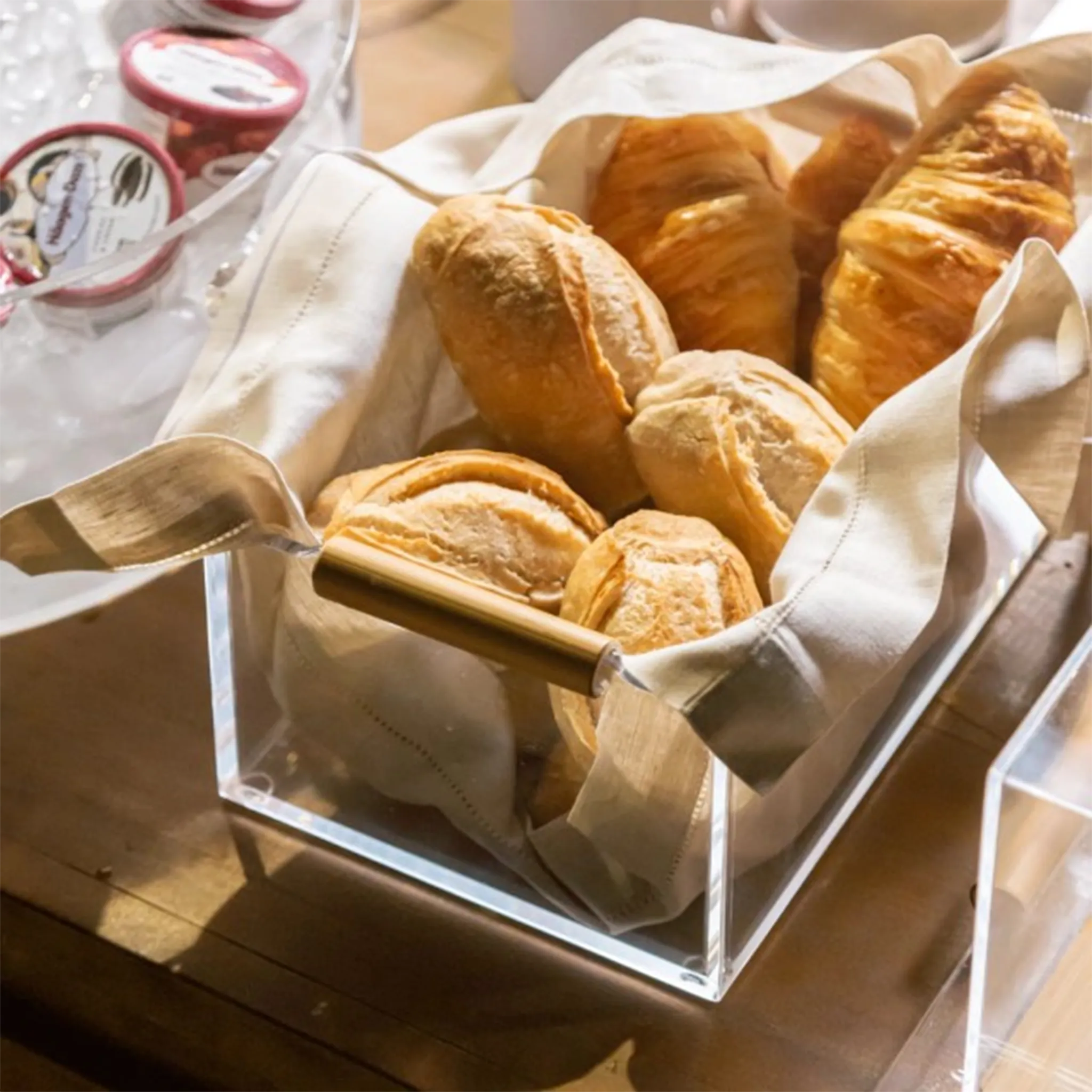 Cesto para Pão Mod P Bambu.