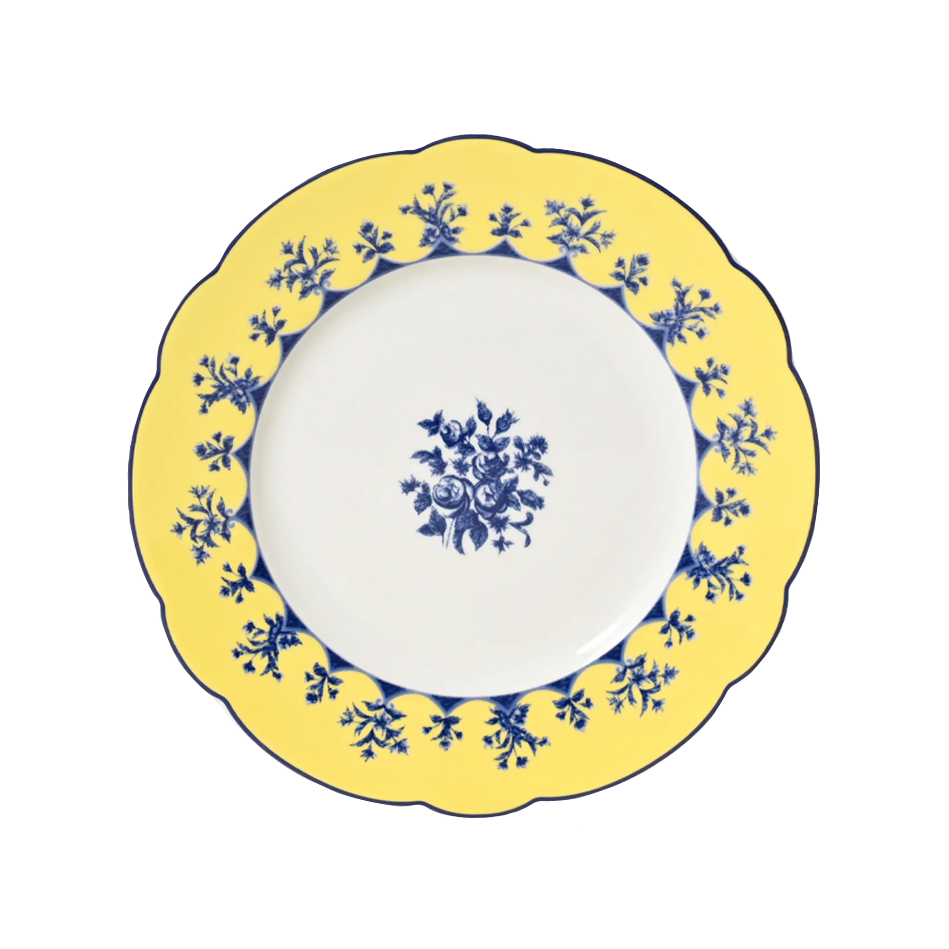 Prato Sobremesa Chateaubriand Amarelo.