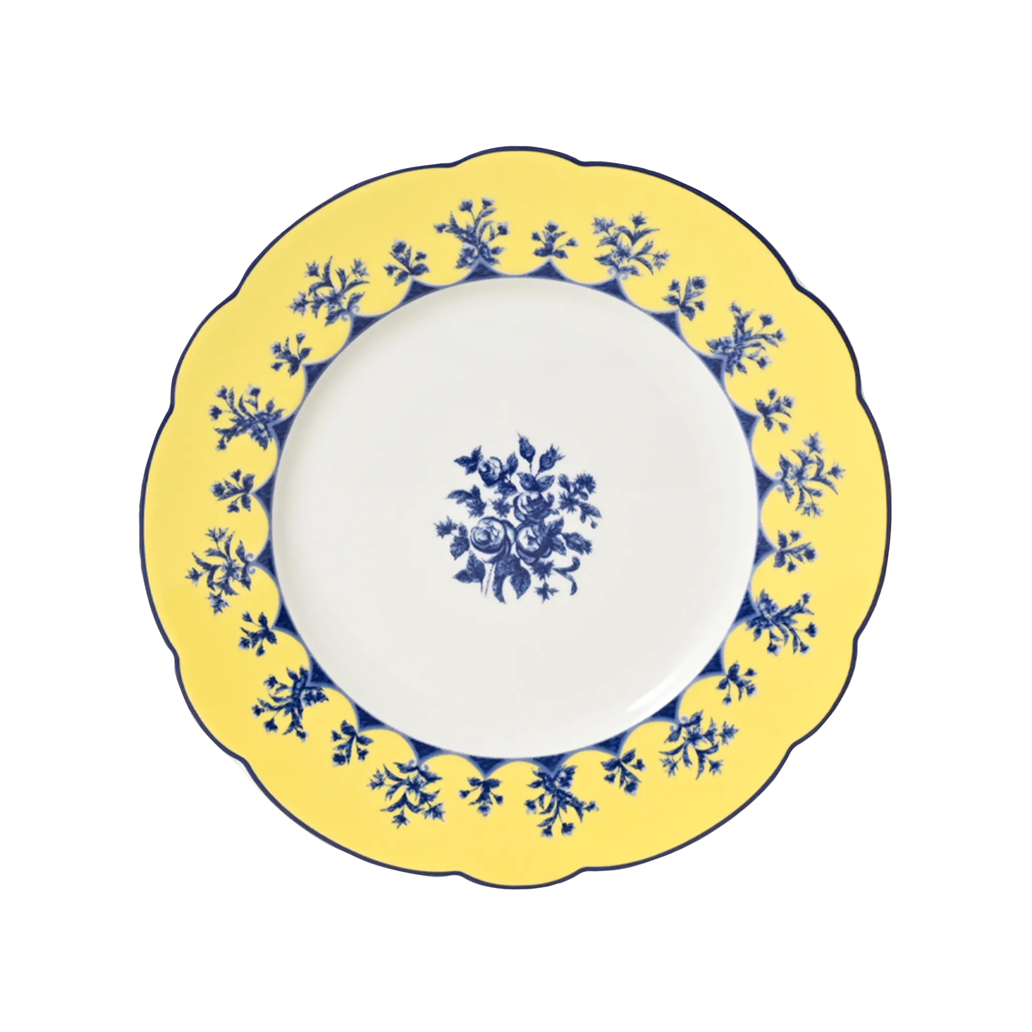 Prato Sobremesa Chateaubriand Amarelo.