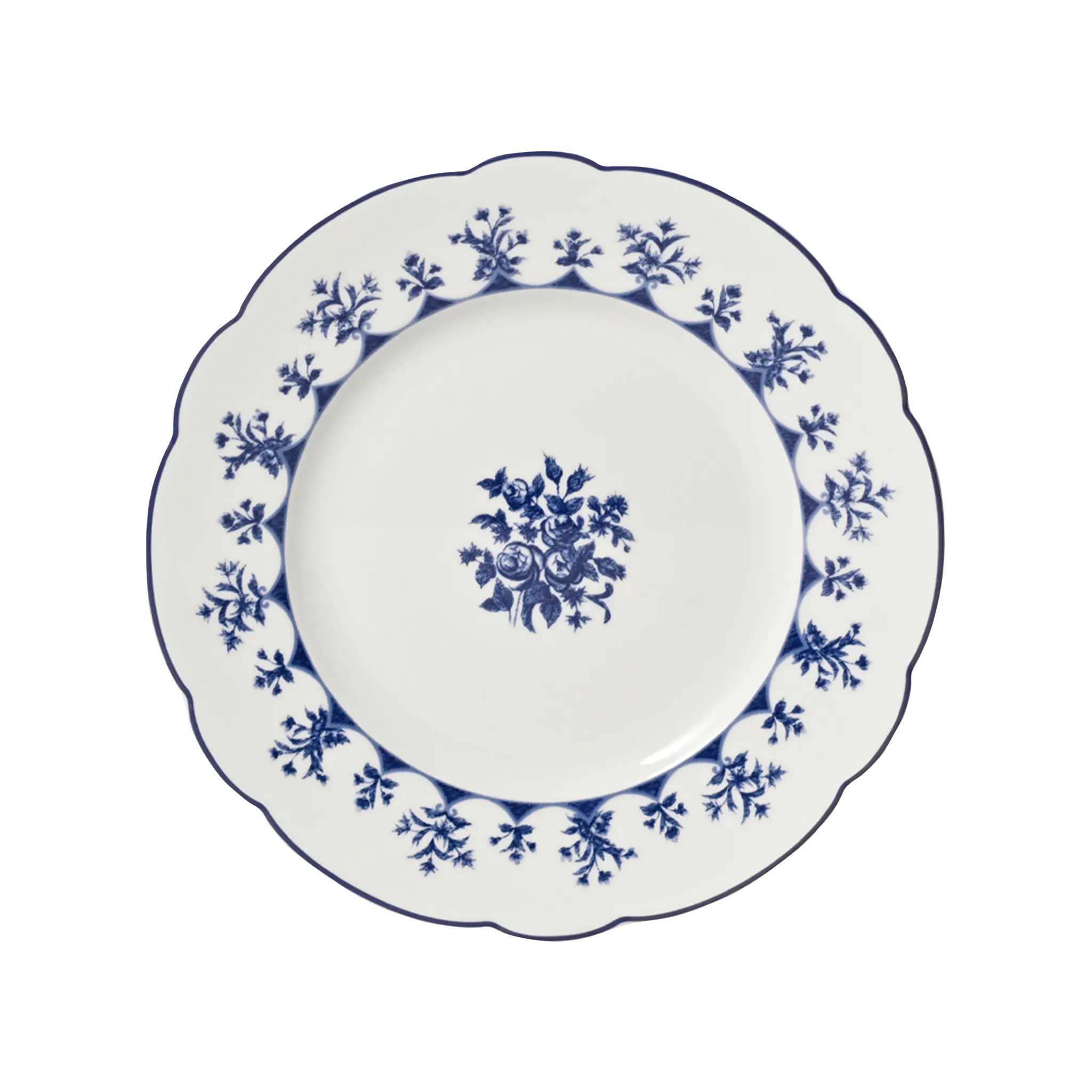 Prato Sobremesa Chateaubriand Azul.