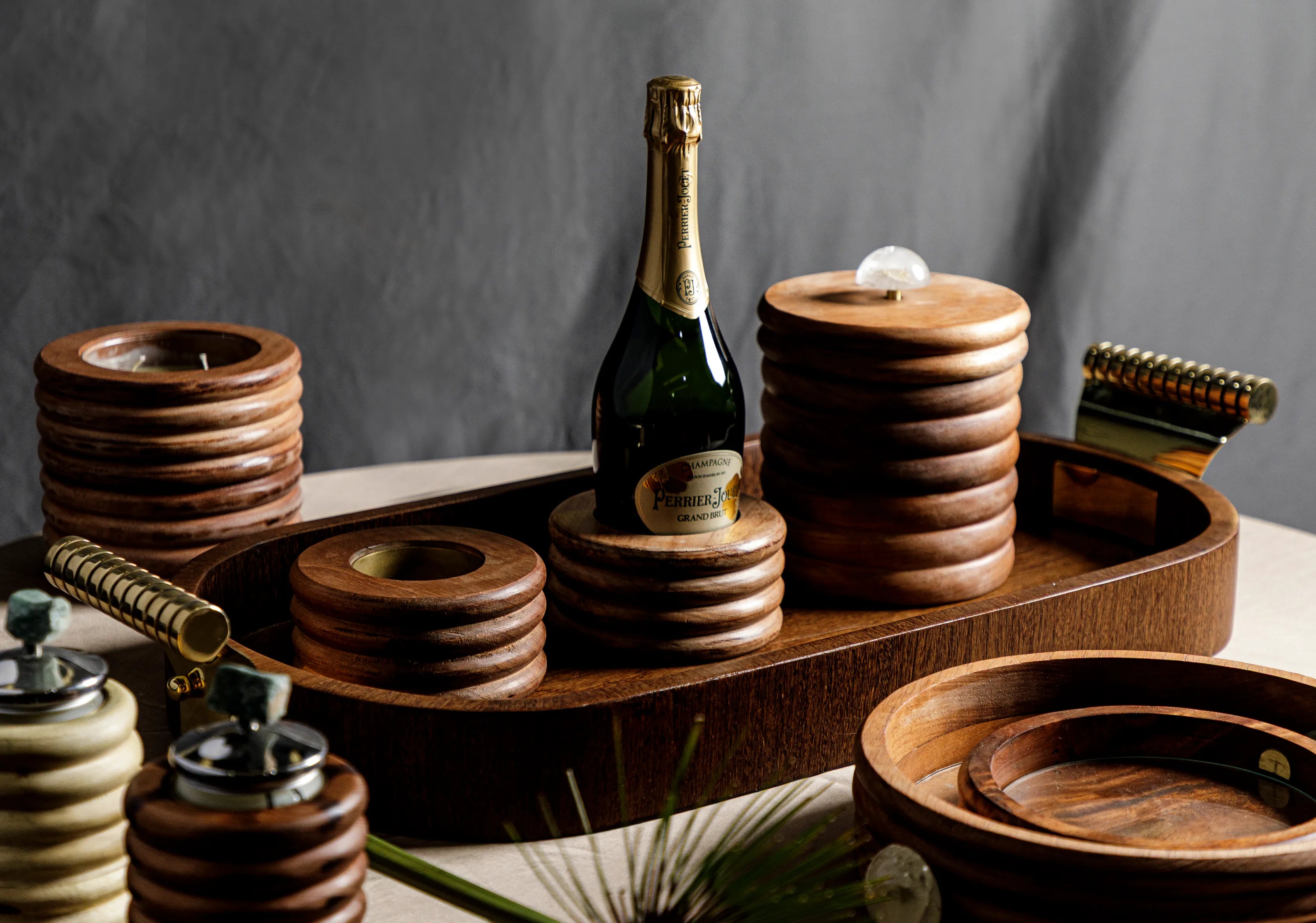 Exposição de itens da coleção Bravatta.