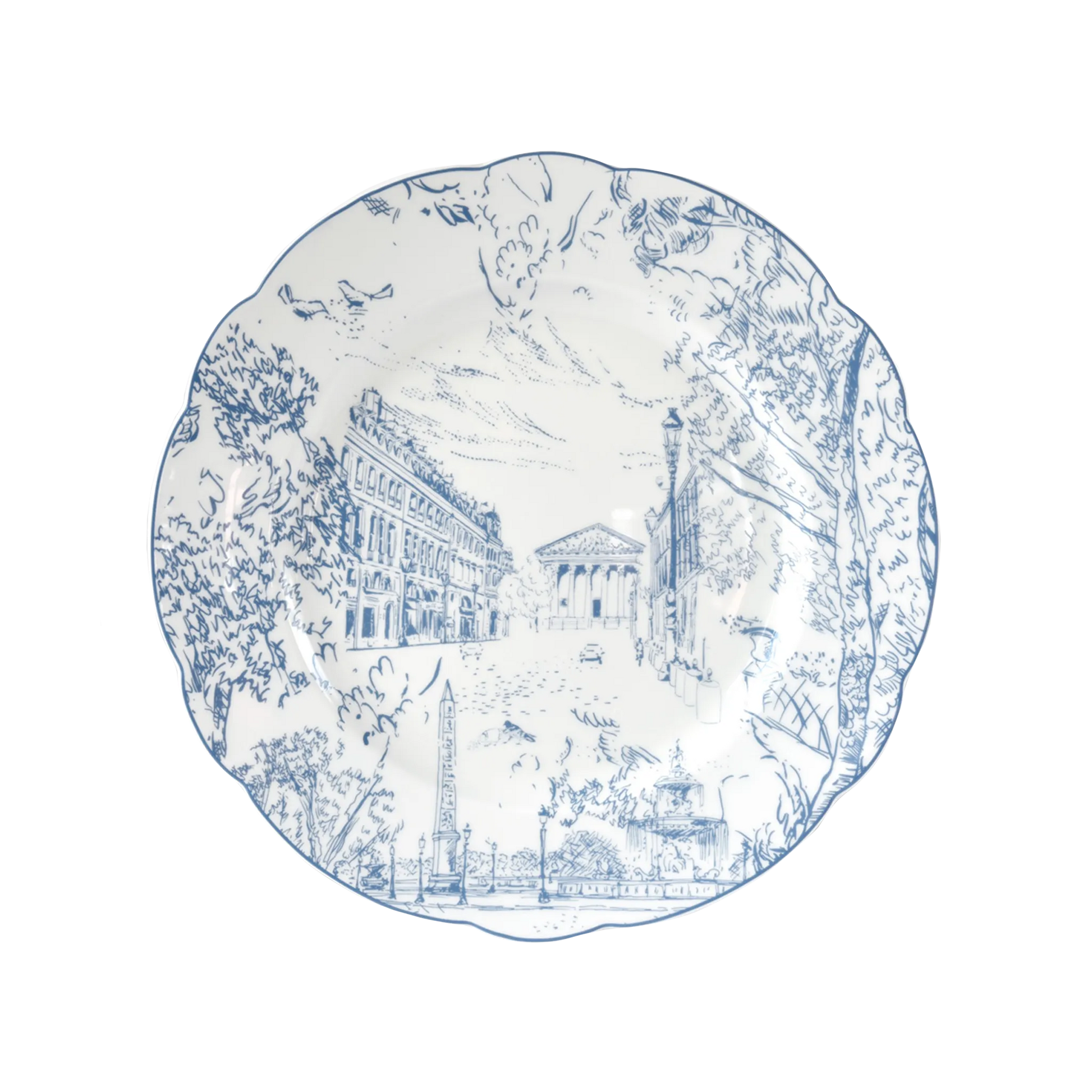 Set Prato Raso Tout Paris azul.