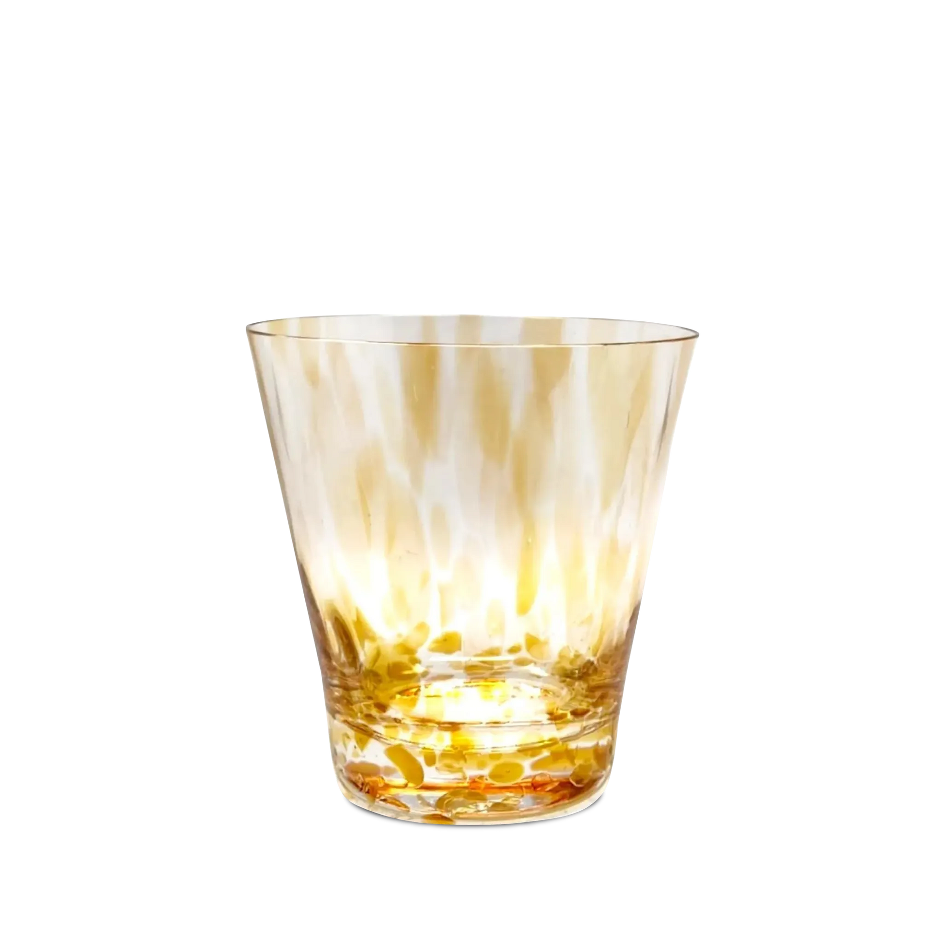 Copo Murano Color Âmbar.