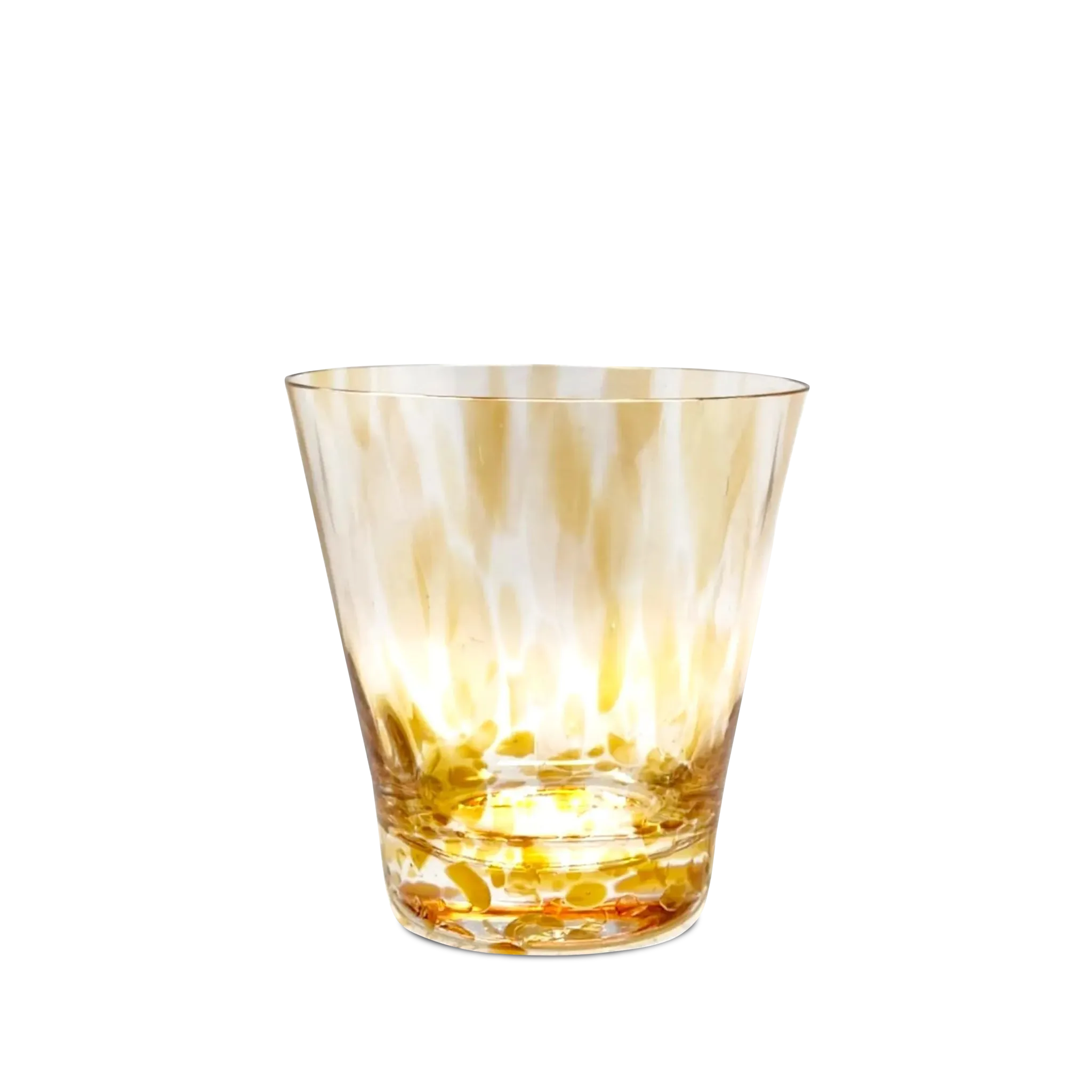 Copo Murano Color Âmbar.