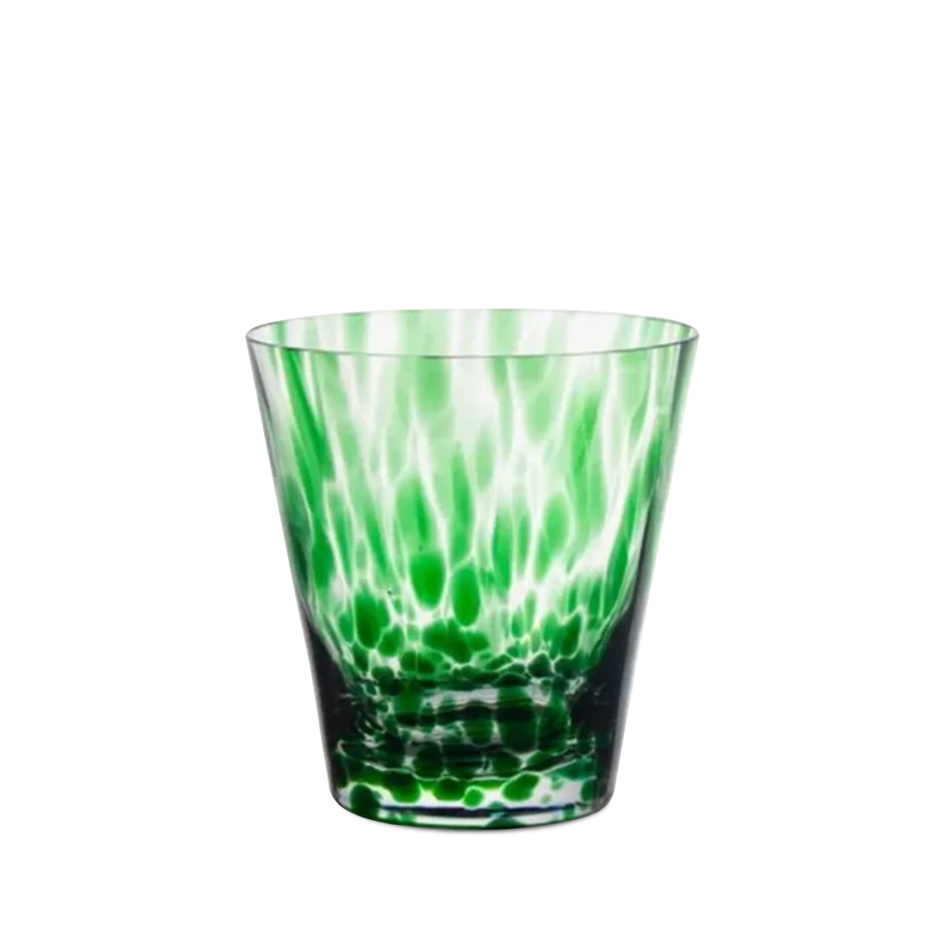 Copo Murano Color Verde Escuro.