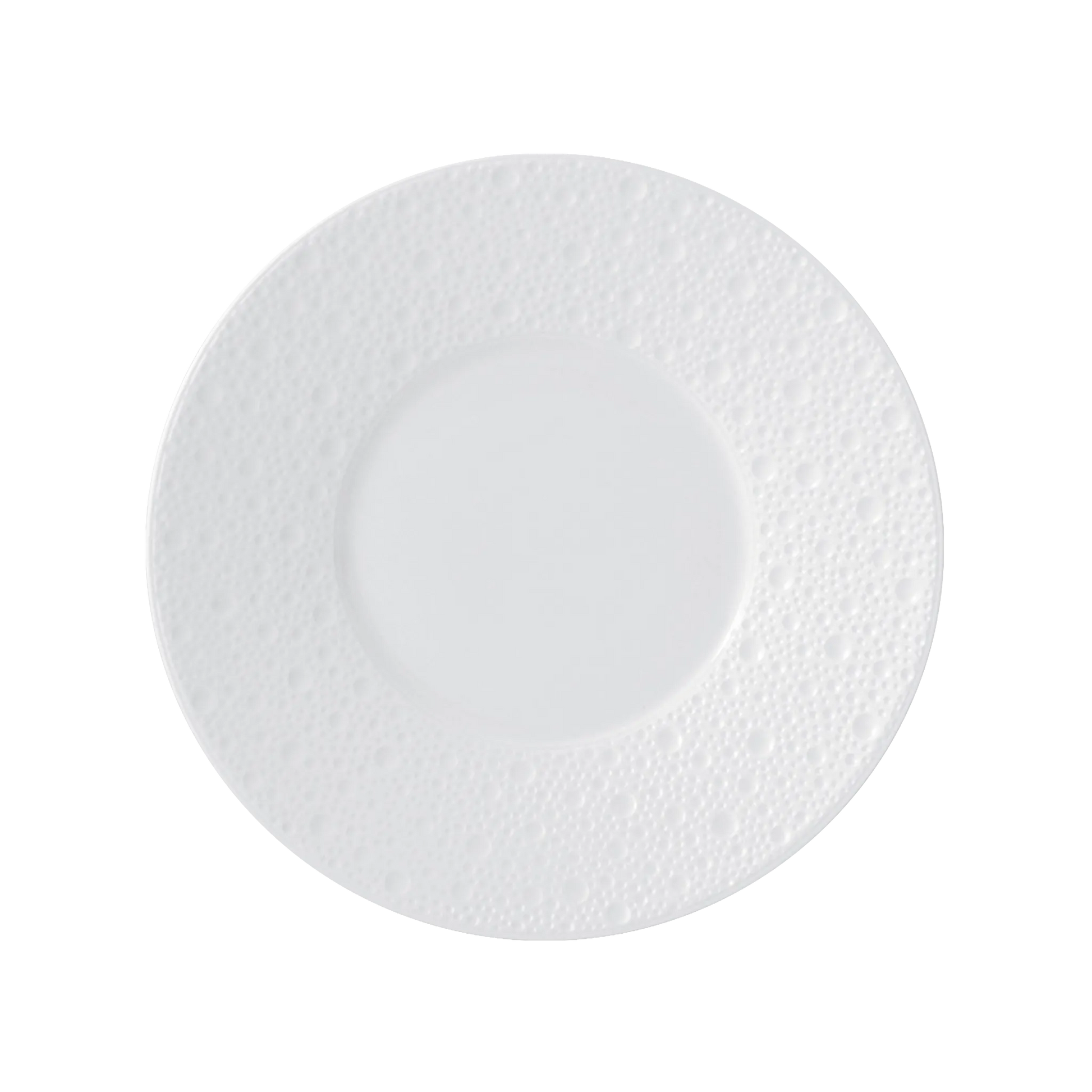 Prato Pão Ecume Branco.