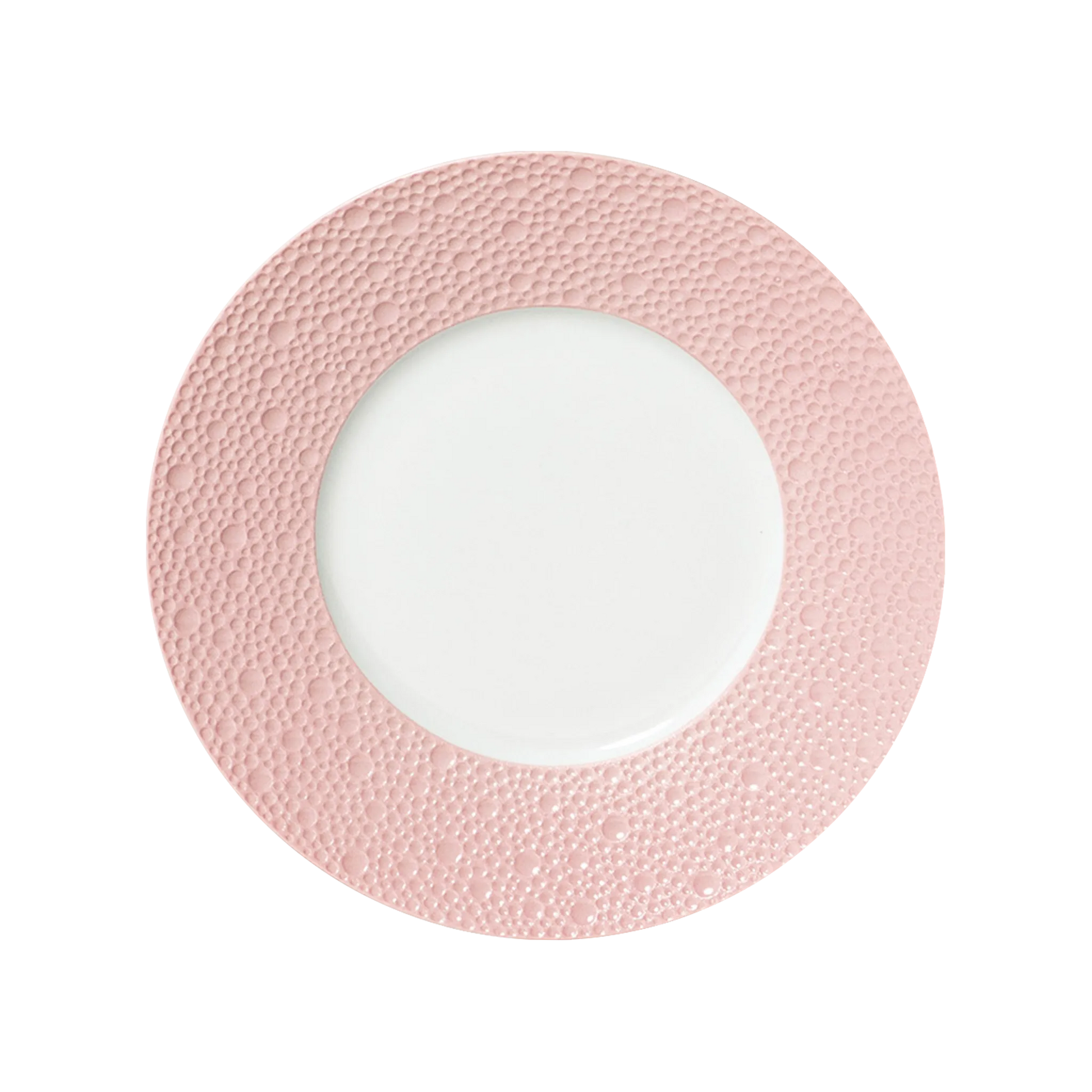 Prato Pão Ecume Rosa.