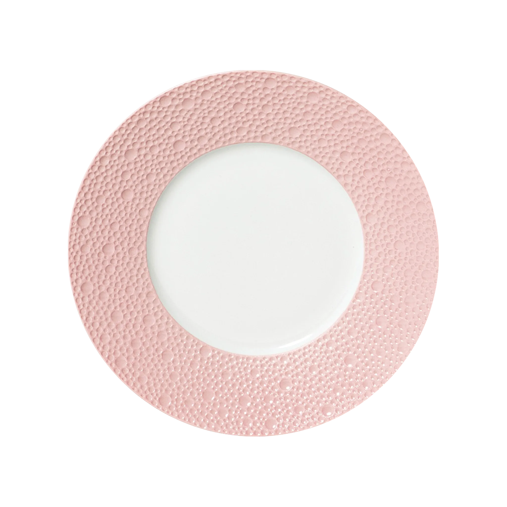 Prato Pão Ecume Rosa.