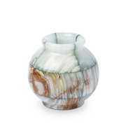 Vaso Bola Geométrico Verde.