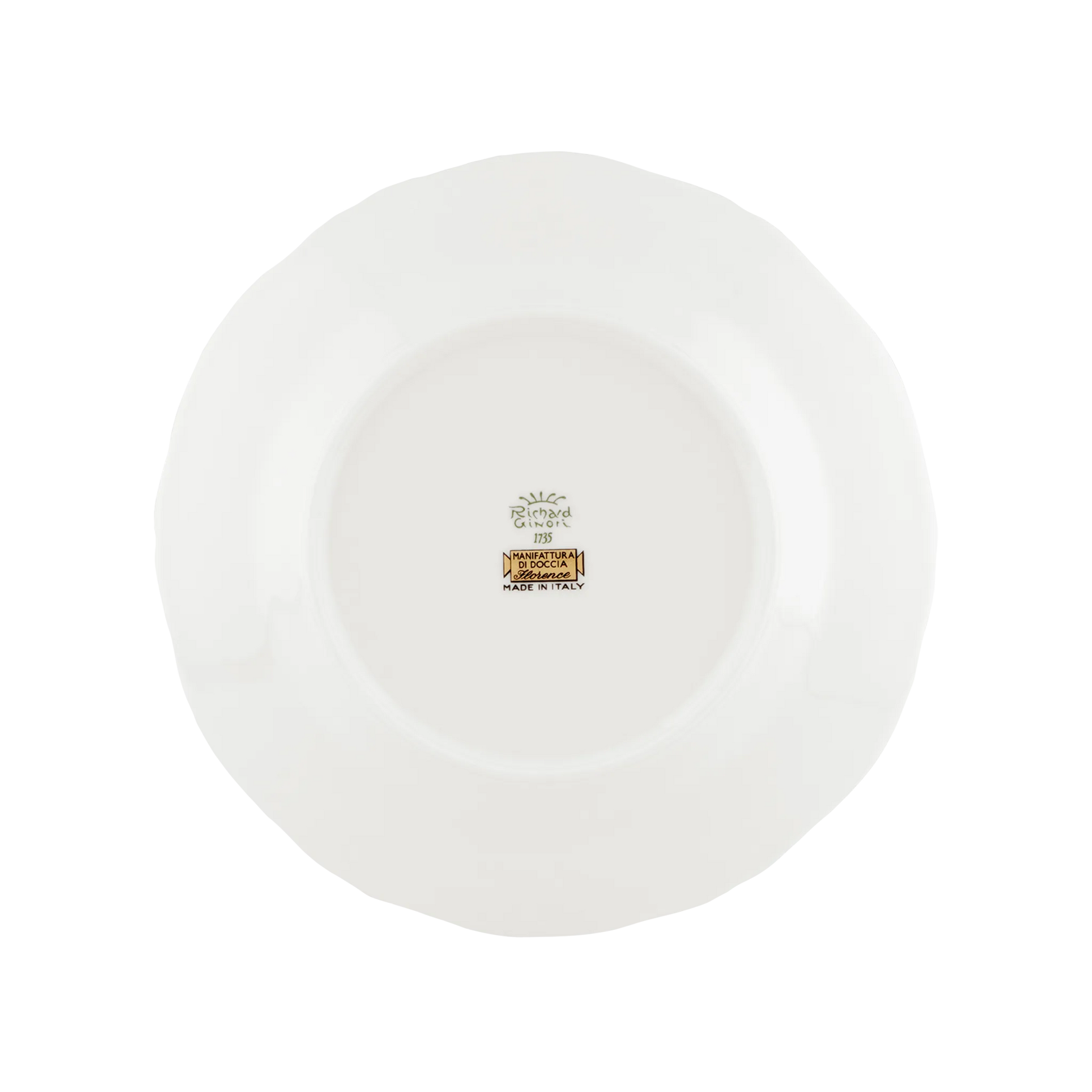 Verso do Prato Sobremesa Granduca Coreana.