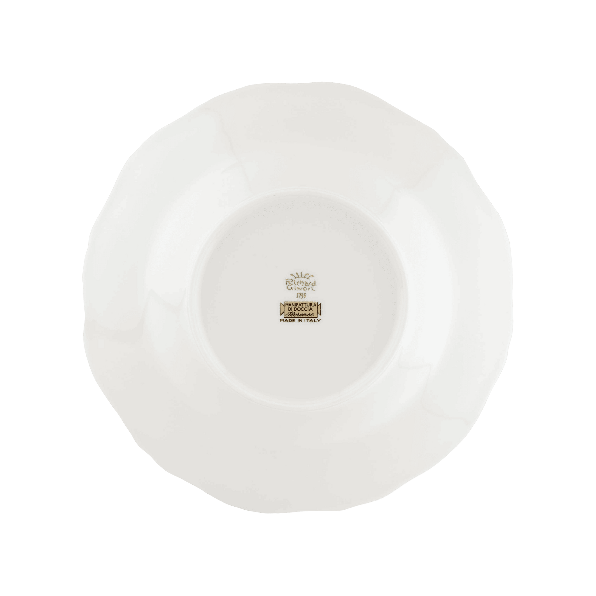 Parte de trás do Prato Fundo Granduca Coreana.