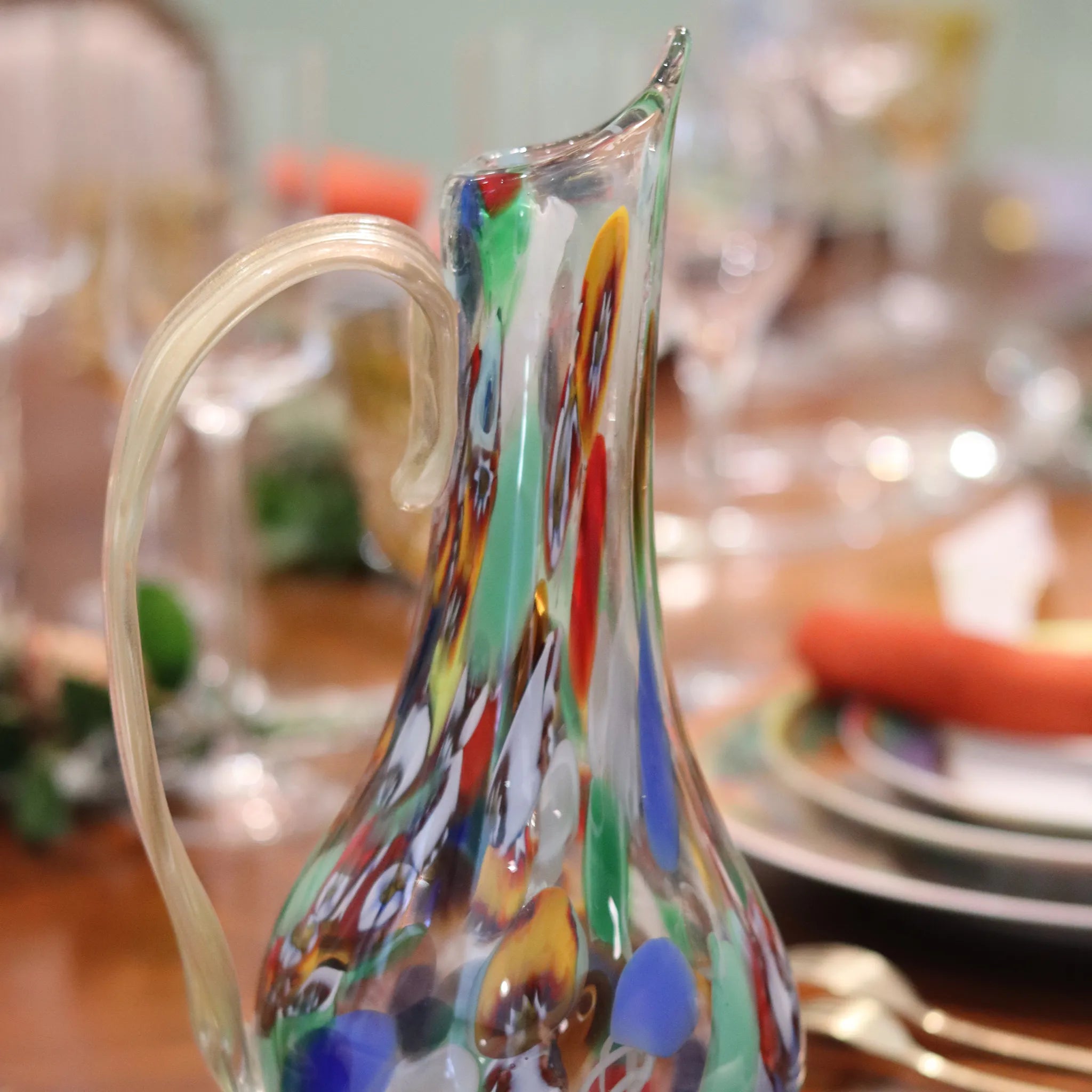 Jarra Murano Multicolorida.