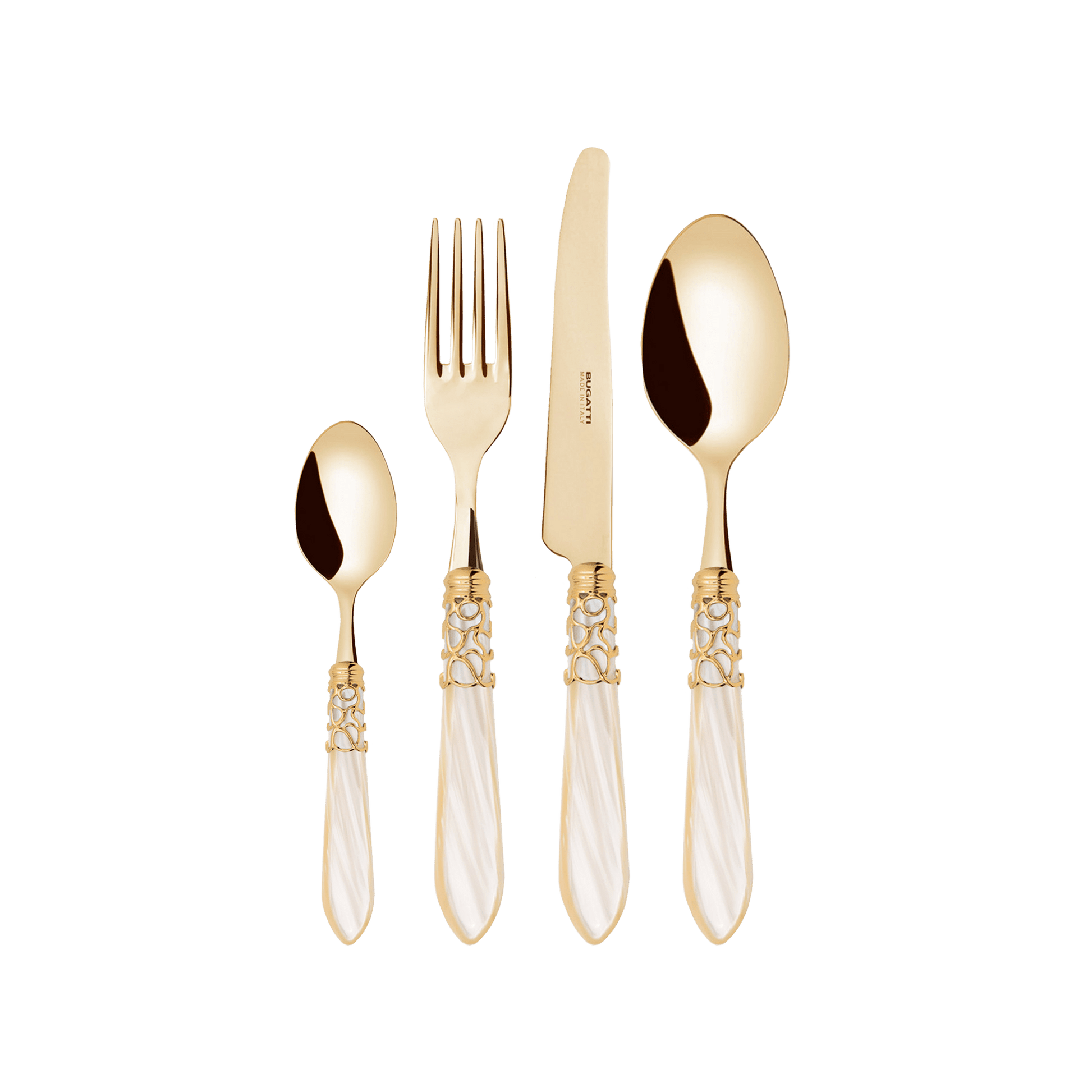 Set Faqueiro Melodia Ivory Ouro.