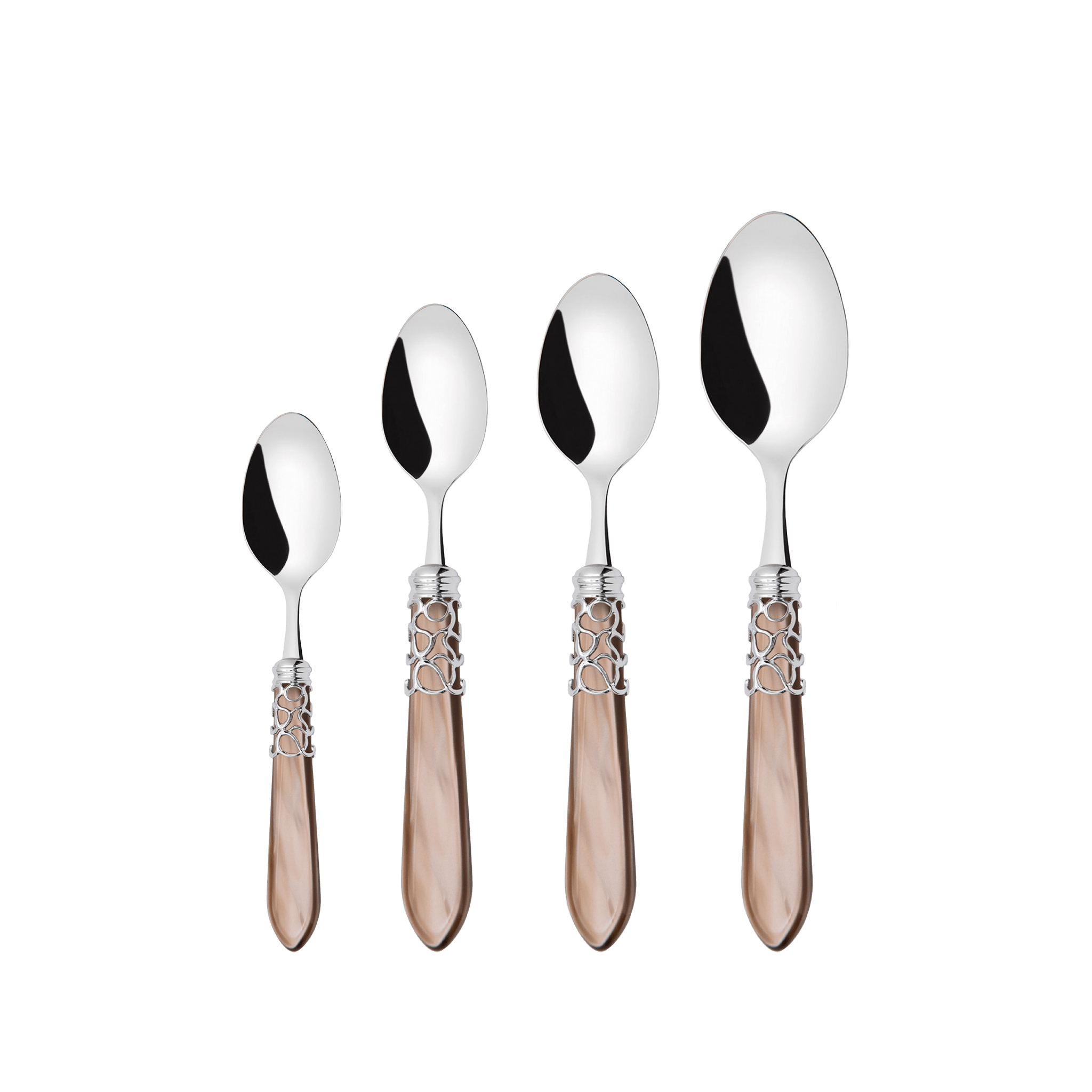 Colheres do Set Faqueiro Melodia Ônix Inox.