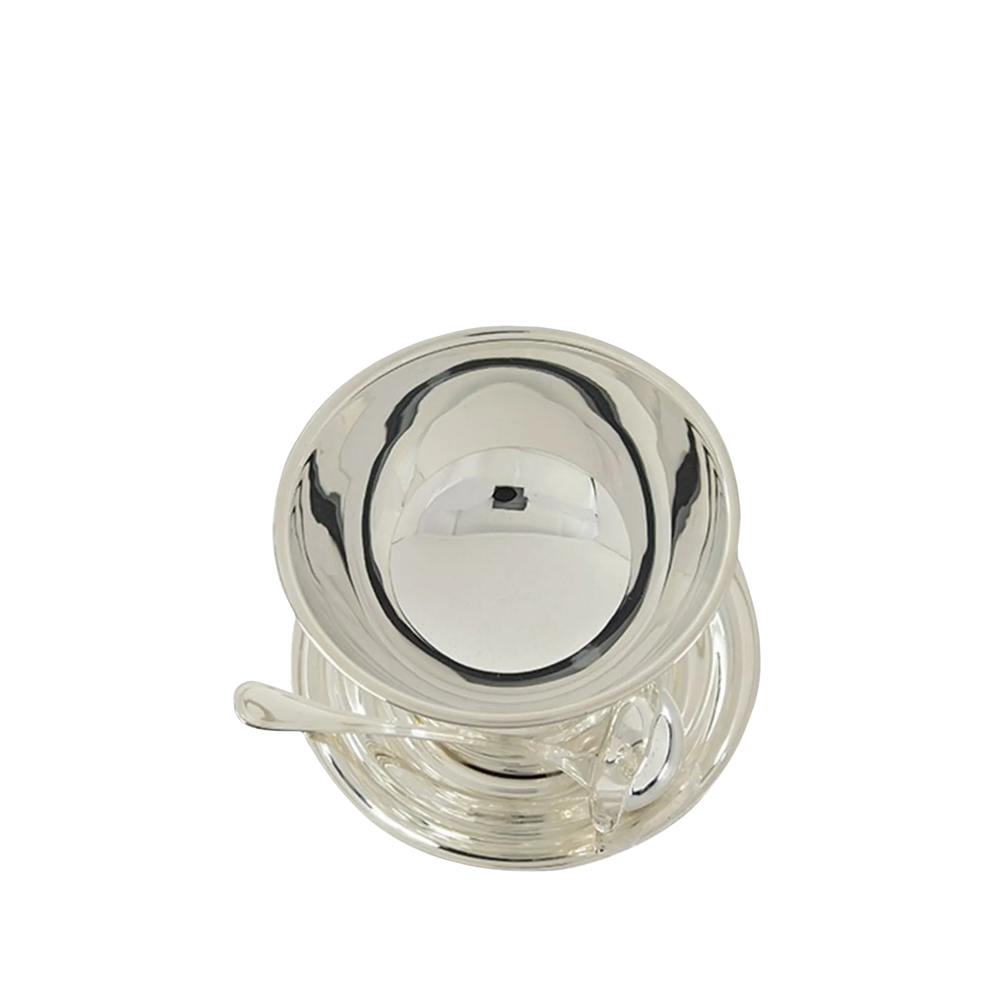 Molheira Prata com colher.