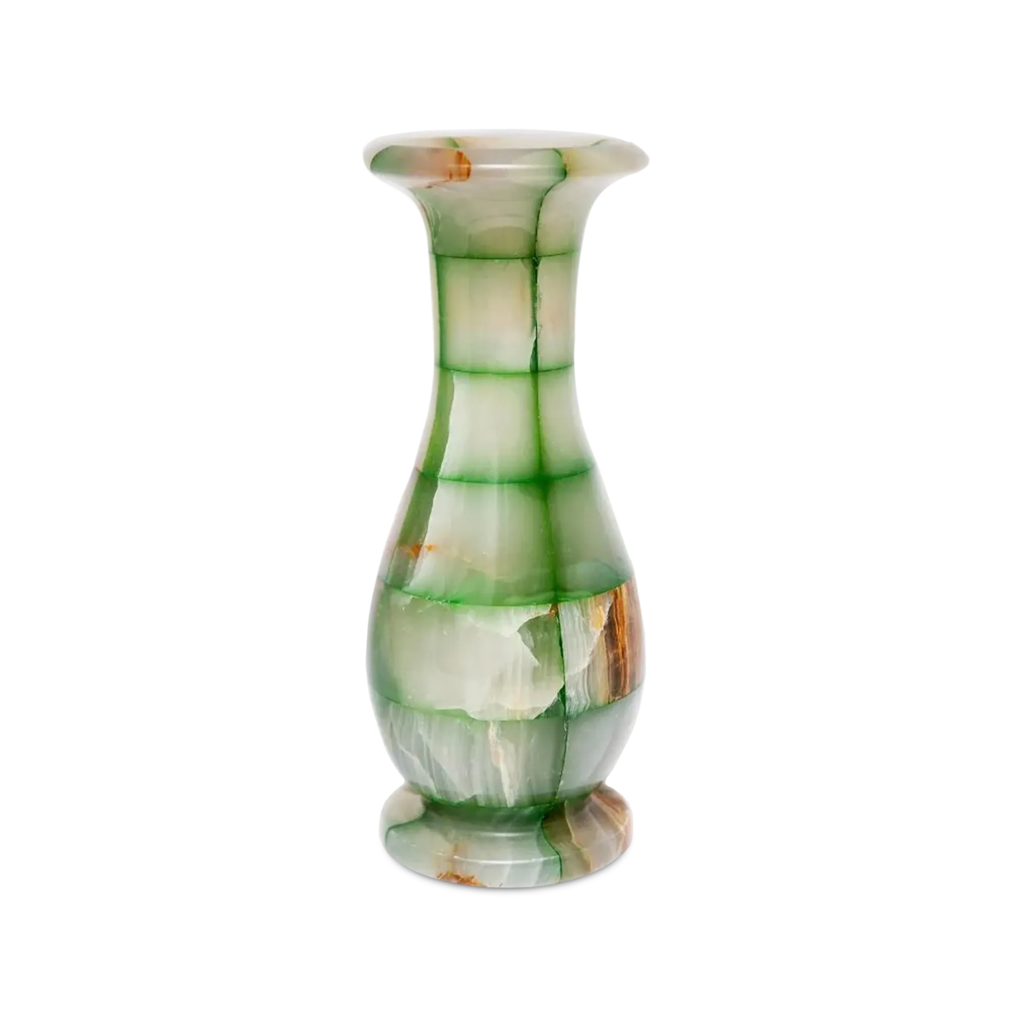 Vaso Ônix Quadriculado Verde G.