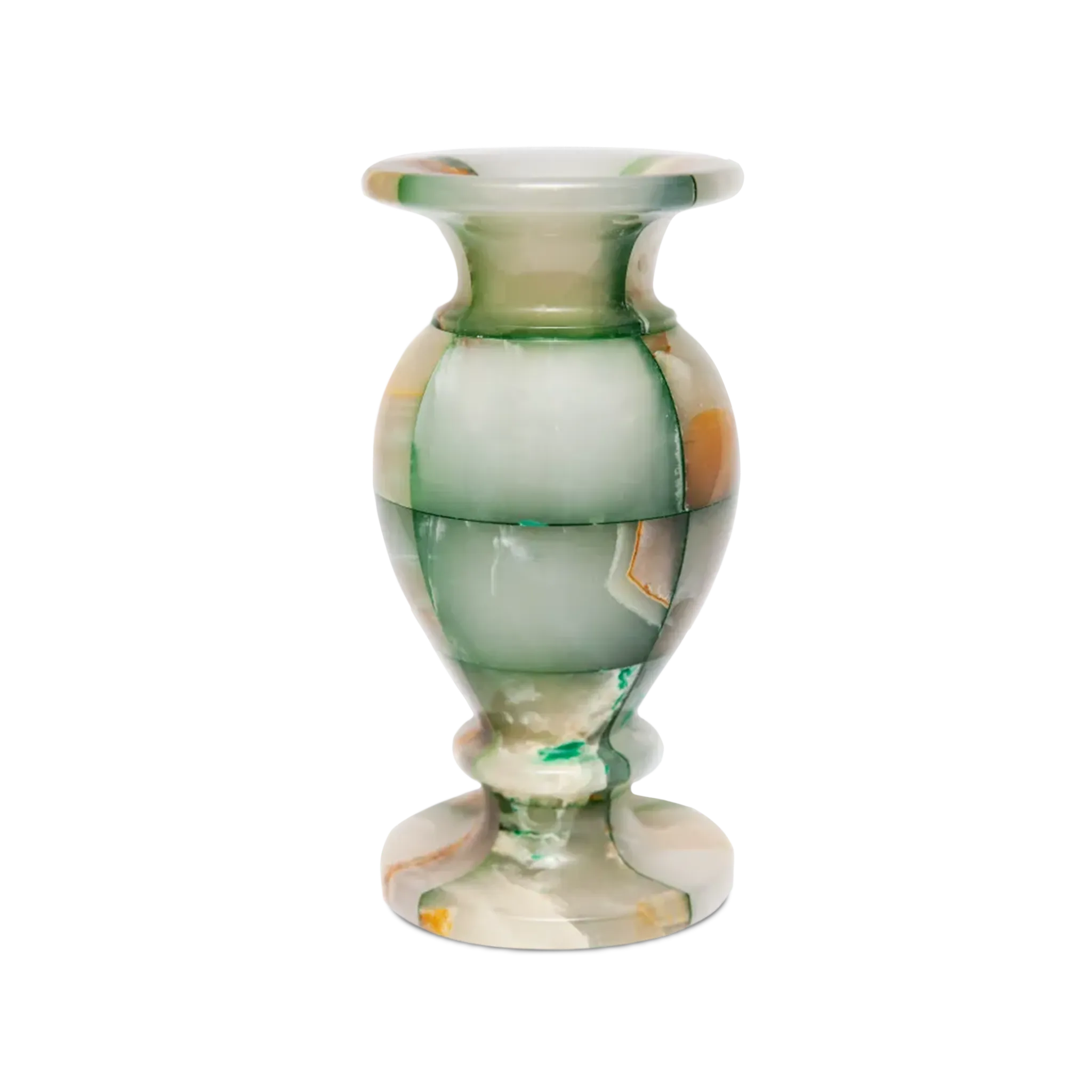 Vaso Ônix Quadriculado Verde M.