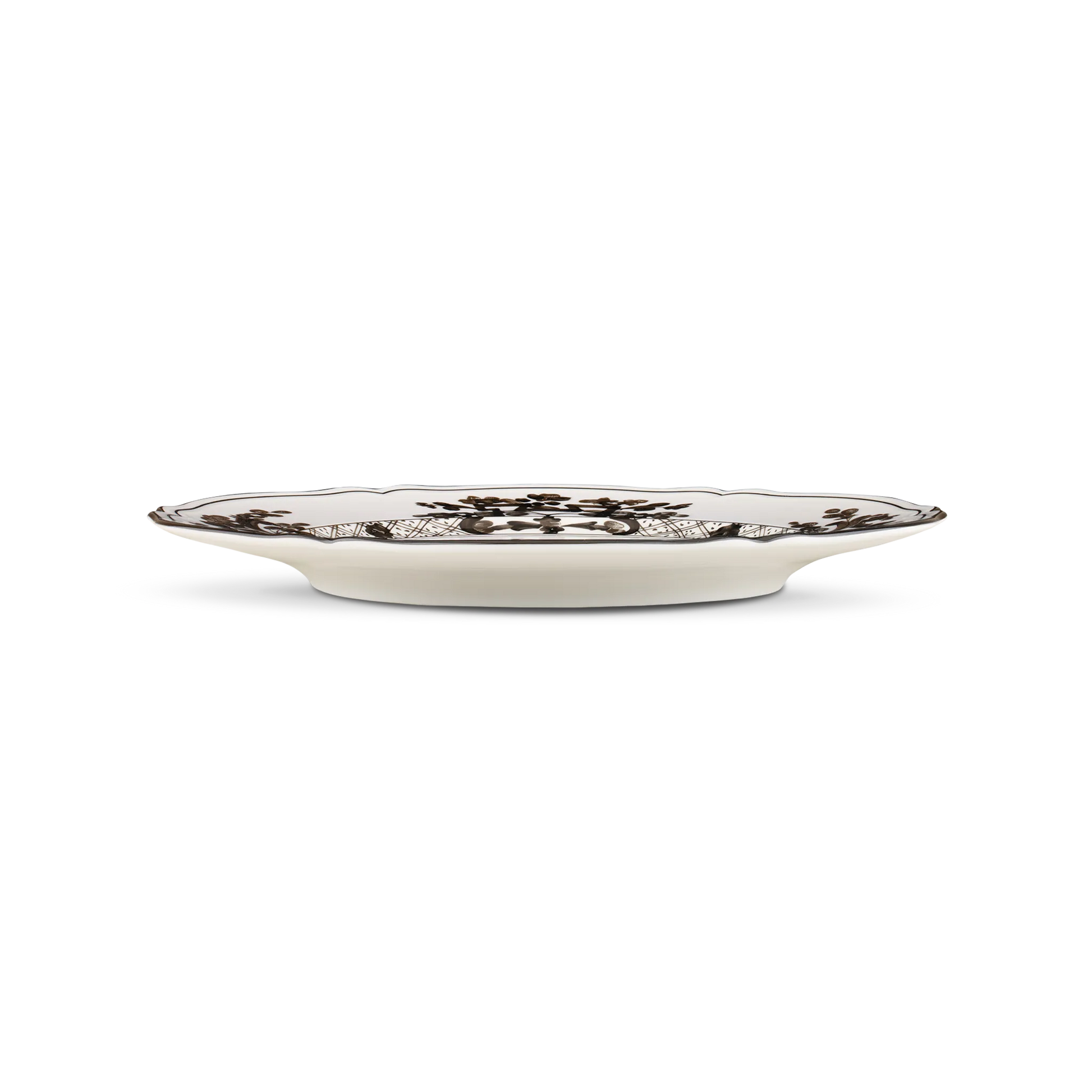 Lateral do Sousplat Oriente Italiano Albus.