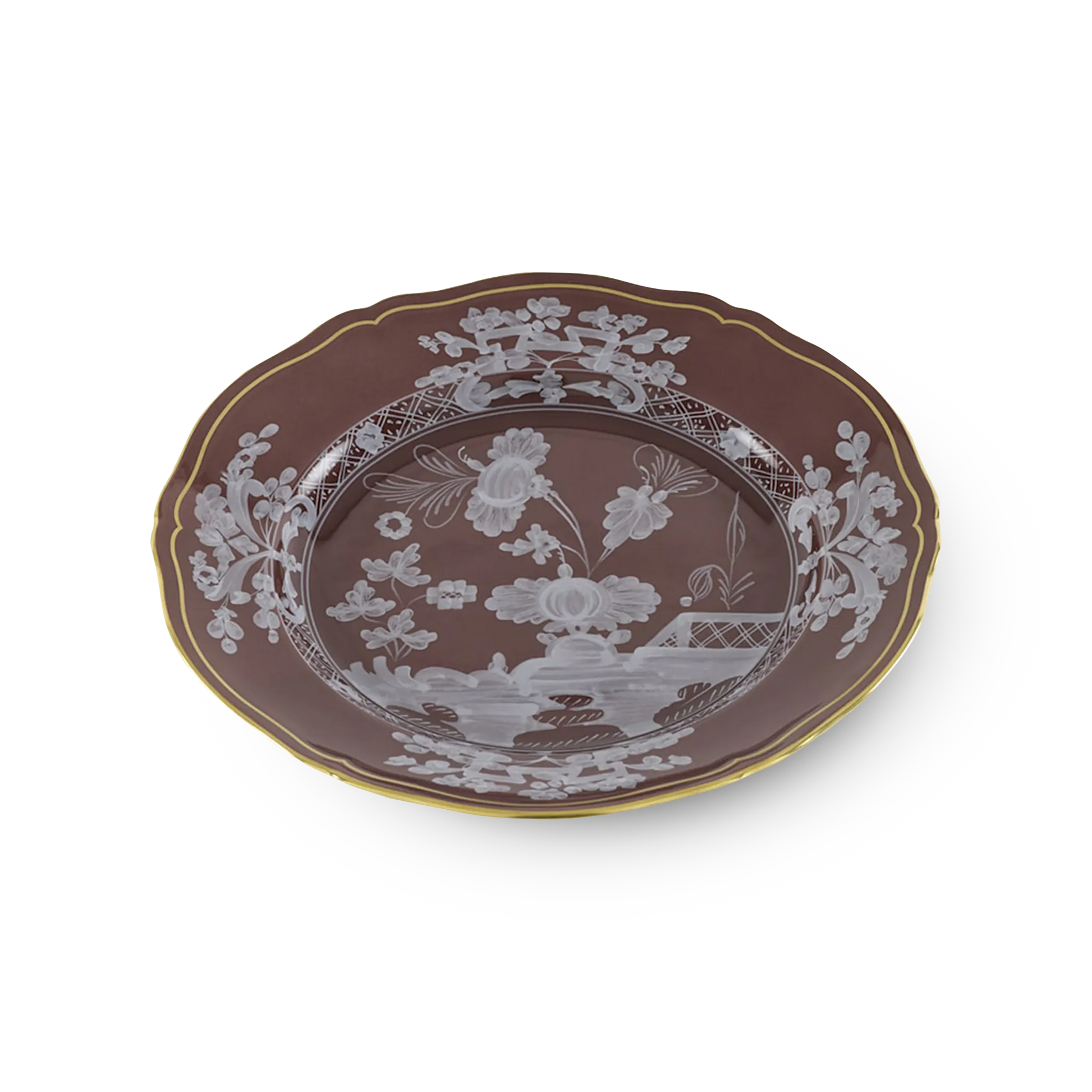 Prato Sobremesa Oriente Italiano Castagna.