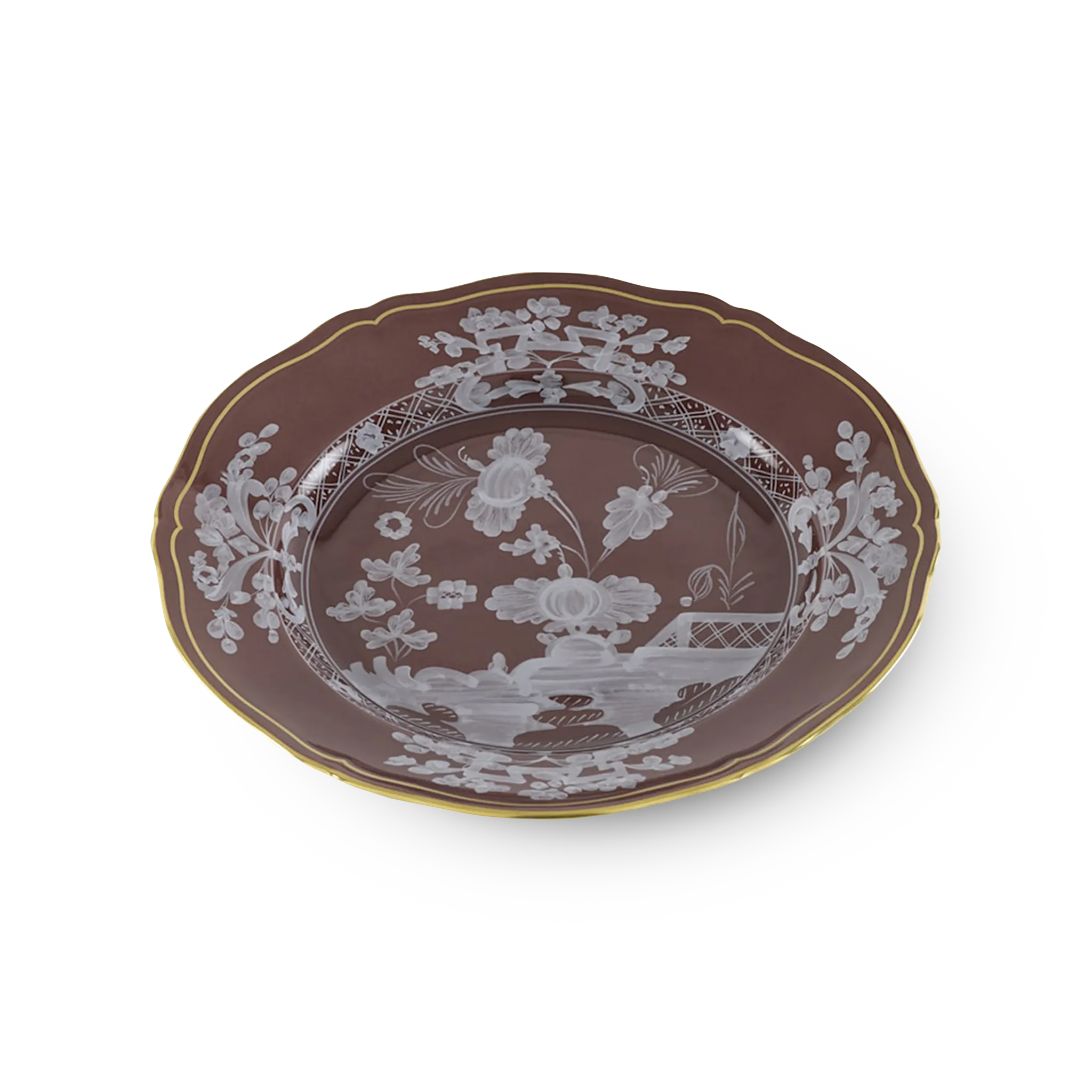 Prato Sobremesa Oriente Italiano Castagna.