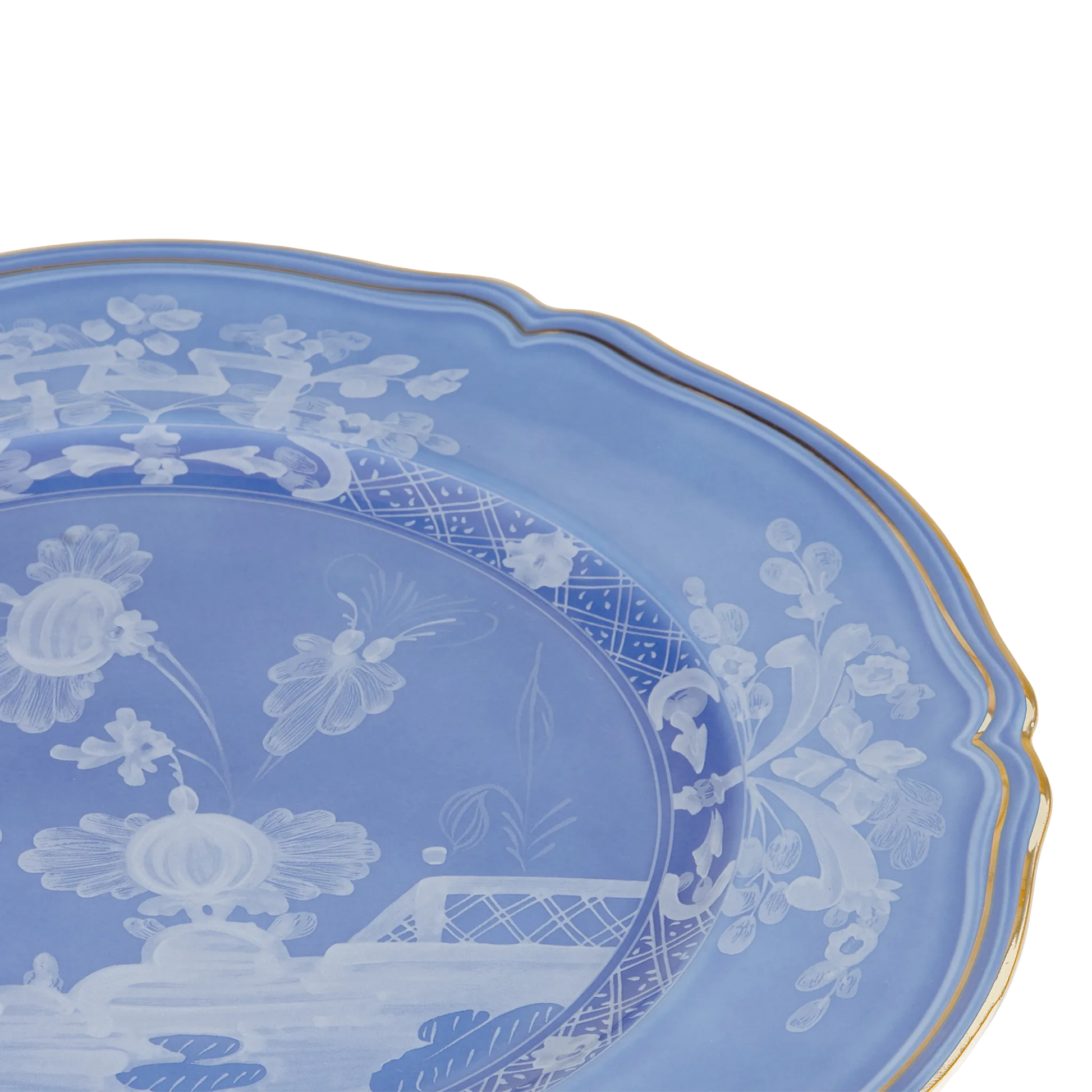 Detalhe do Sousplat Oriente Italiano Pervinca.