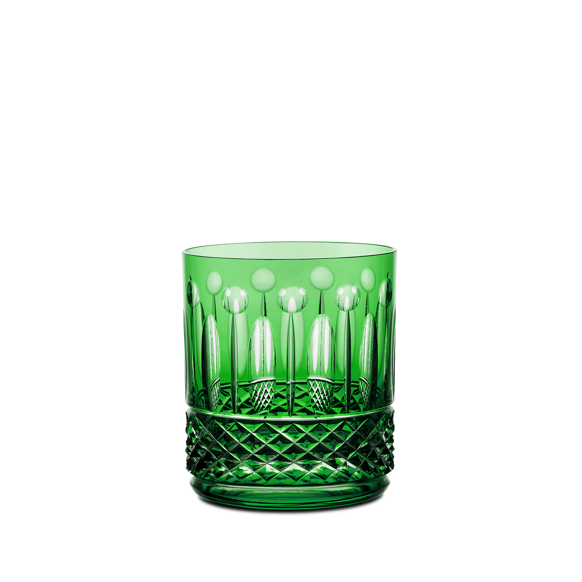 Copo On The Rocks Pérola Verde Escuro.
