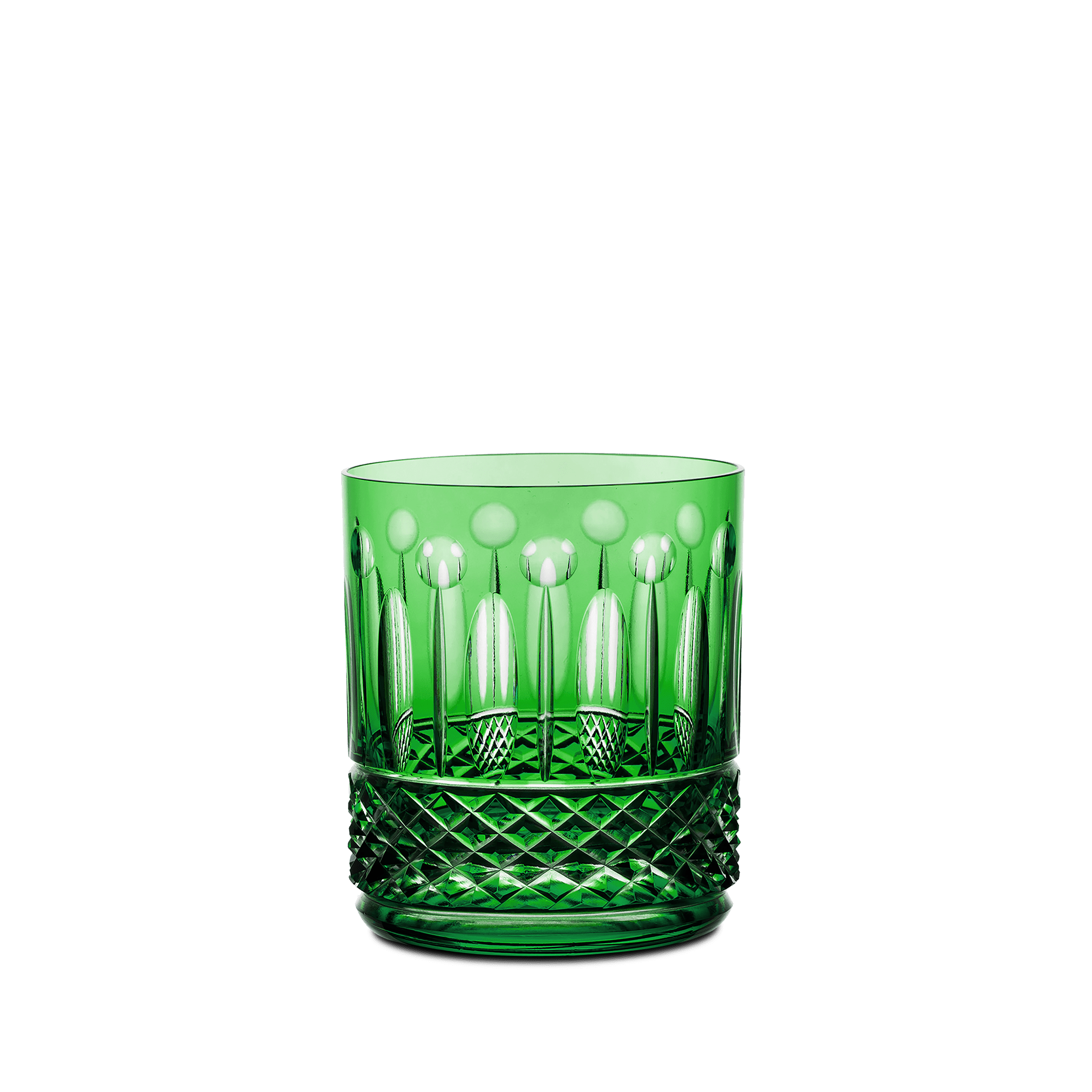 Copo On The Rocks Pérola Verde Escuro.