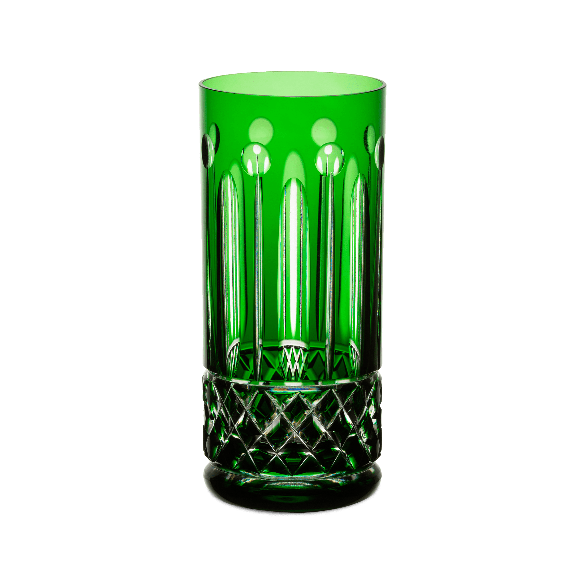 Copo Long Drink Pérola Verde Escuro.