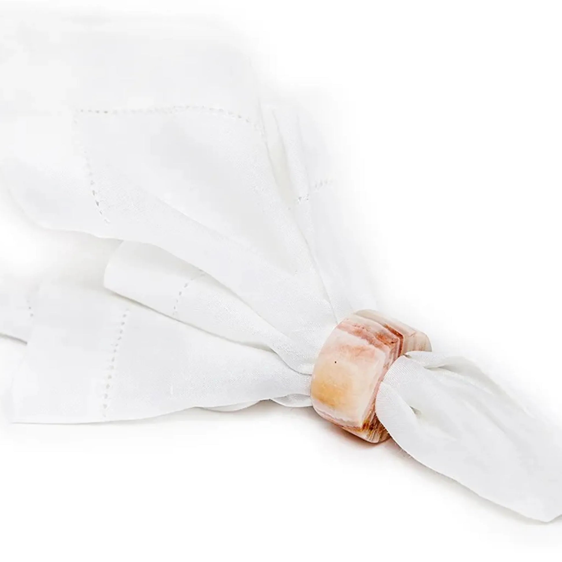 Porta Guardanapo Ônix com guardanapo.